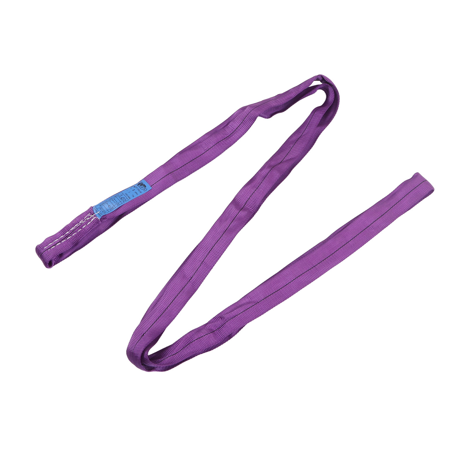 Flexible Hebeschlinge Aus Violettem Polyester, Tragkraft 1 T/2205 Lb, Länge 2 M/6,56 Ft, Robuste Hebe- Und Abschleppschlinge
