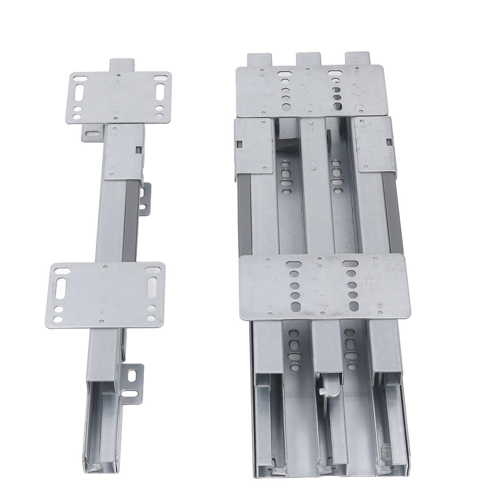 Schubladenschienen, Tragkraft 60 Kg, Soft-close-mechanismus, Metallführungsschiene, 1 Set, Möbelbeschläge