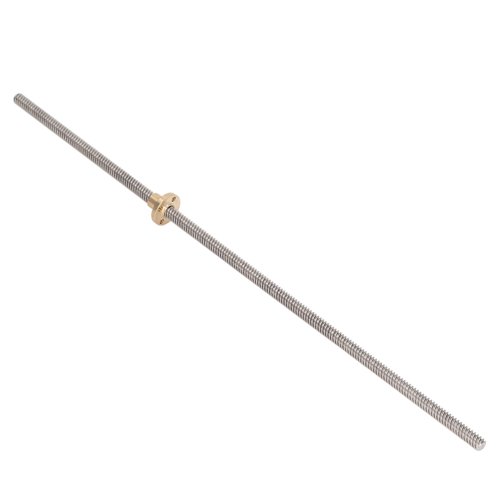 400 Mm Lange T8-edelstahl-gewindestange Mit Messingmutter, 5er-packung Kugelgewindetriebe Für 3d-drucker Und Cnc-maschinen
