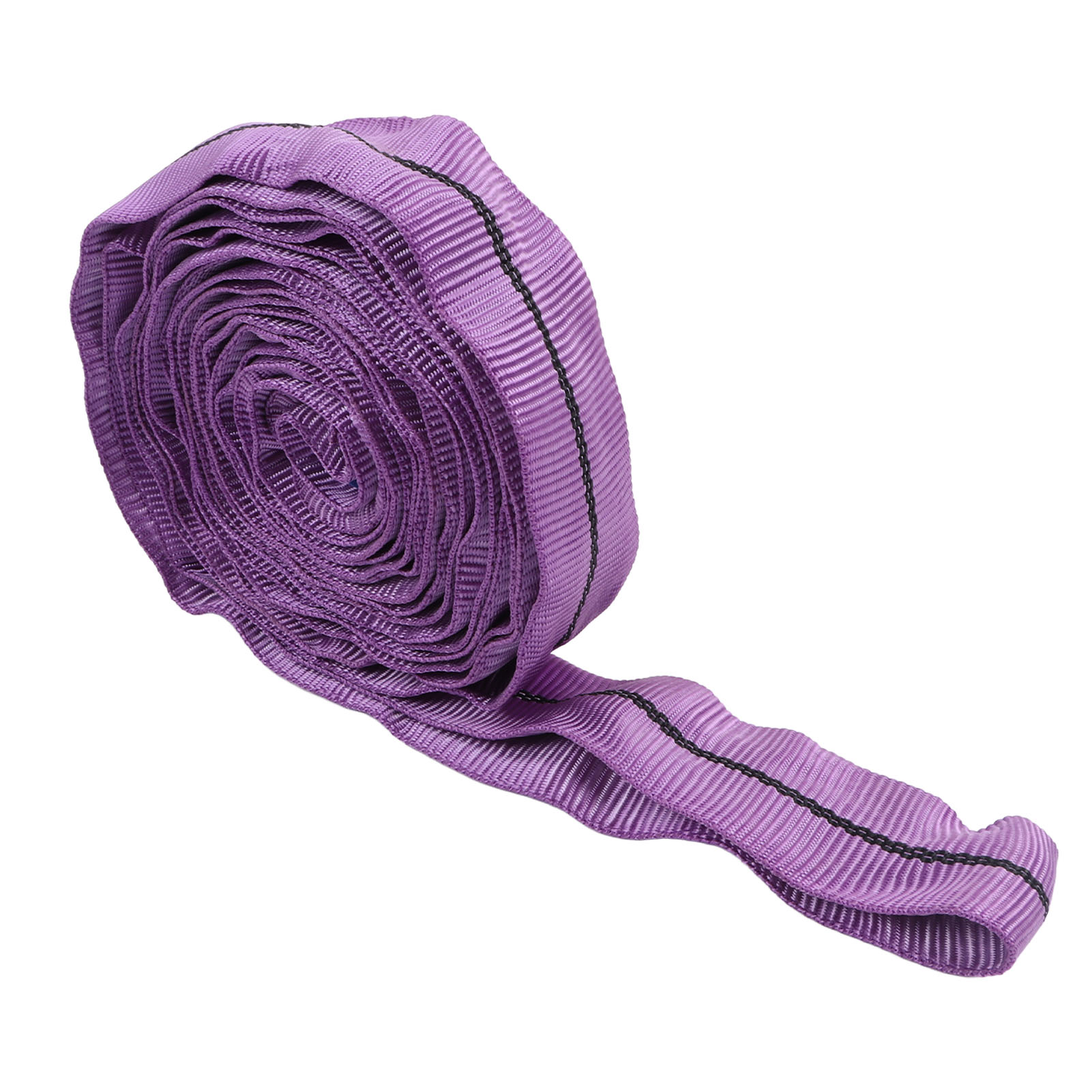 1t Polyester-hebegurt, Violetter Tragegurt, Hochbelastbarer Tragegurt.