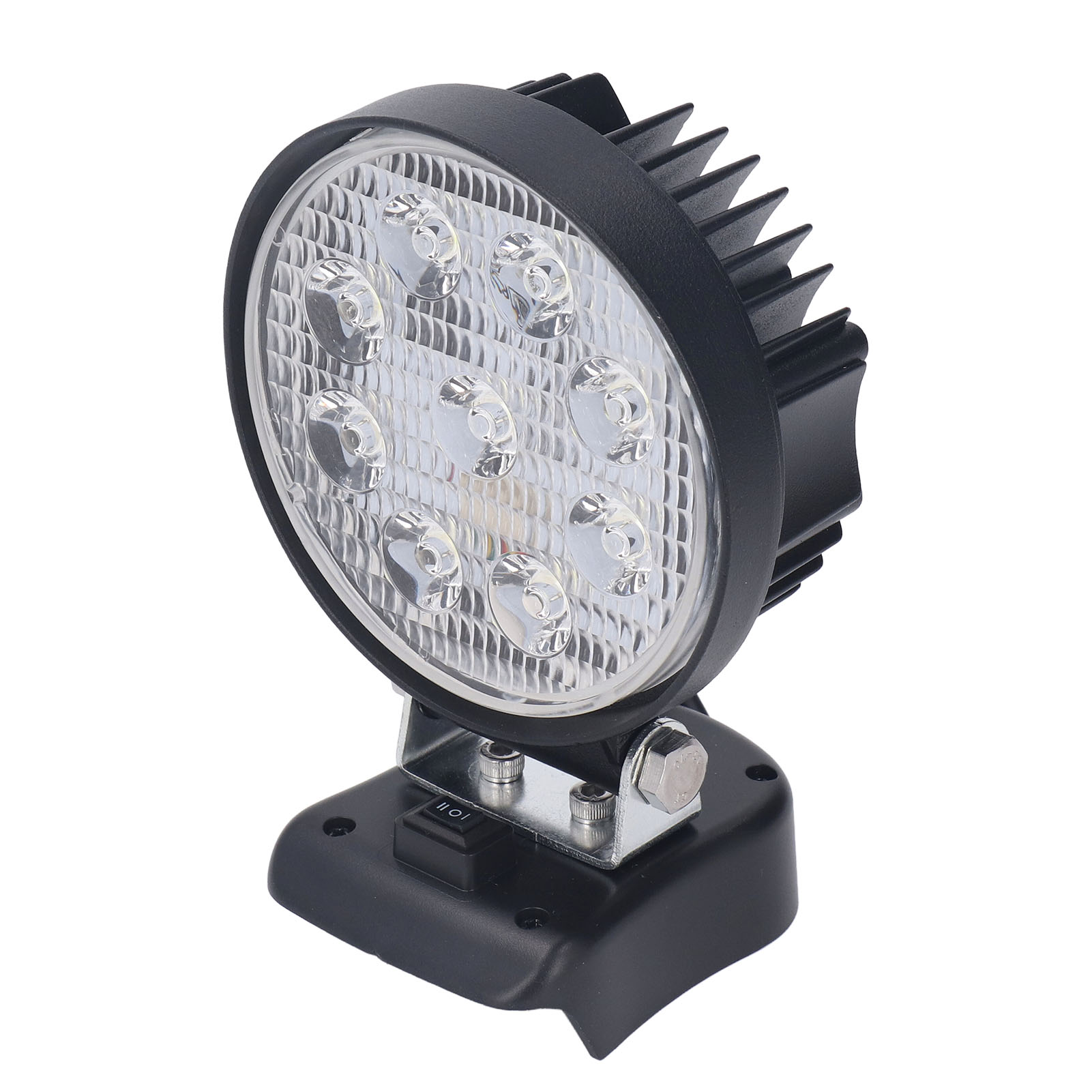 27w 2400lm Kabellose Led-arbeitsleuchte, Tragbare Handlampe, 18v Batteriebetrieben, Breiter Lichtkegel Für Camping, Notfälle Und Bauarbeiten.
