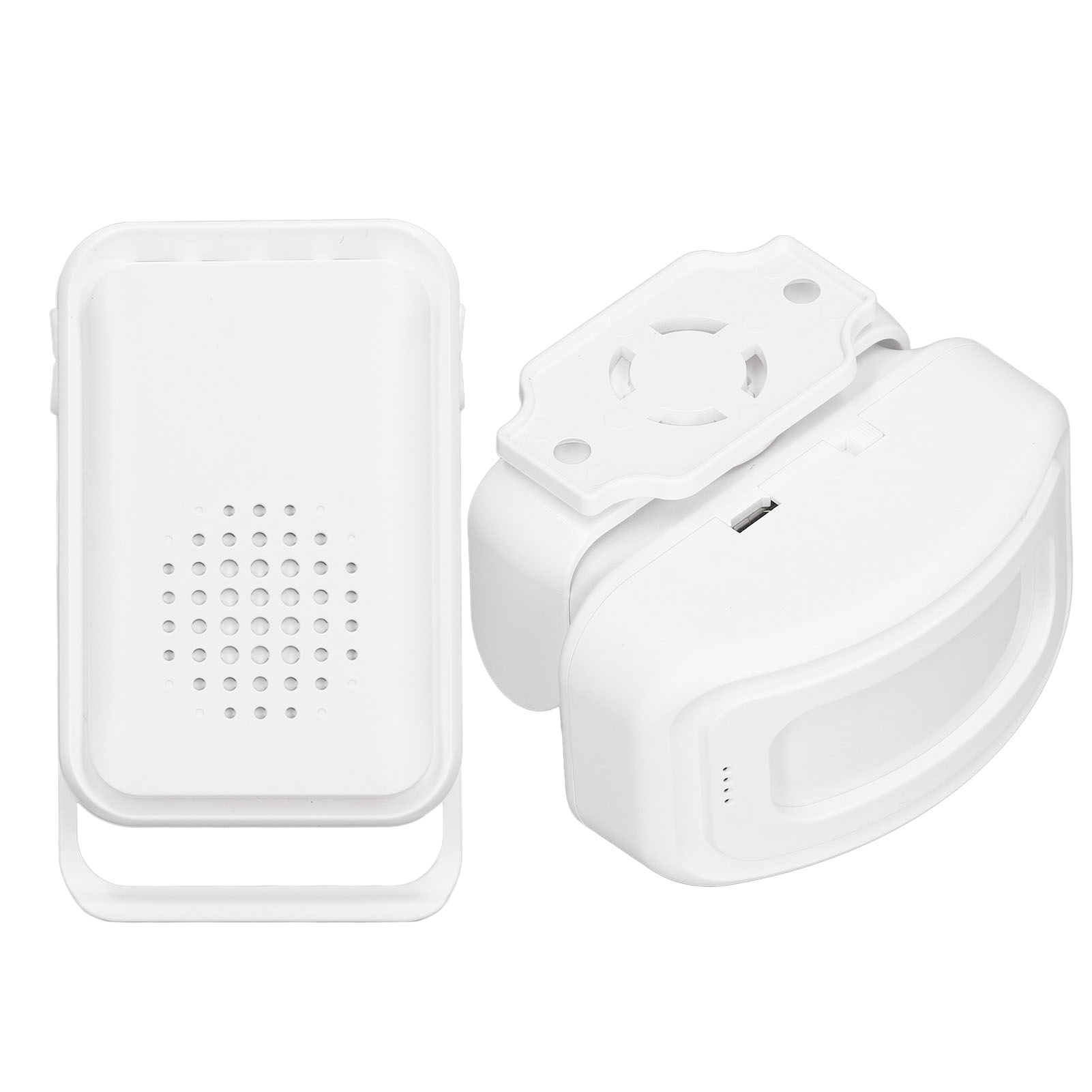 Drahtlose Eingangsklingel Mit Bewegungsmelder, Infrarot-türklingel, Sicherheitsalarm, Wiederaufladbarem 5v Micro-usb-anschluss, Anwesenheitserkennung Und Akustischem Alarm.