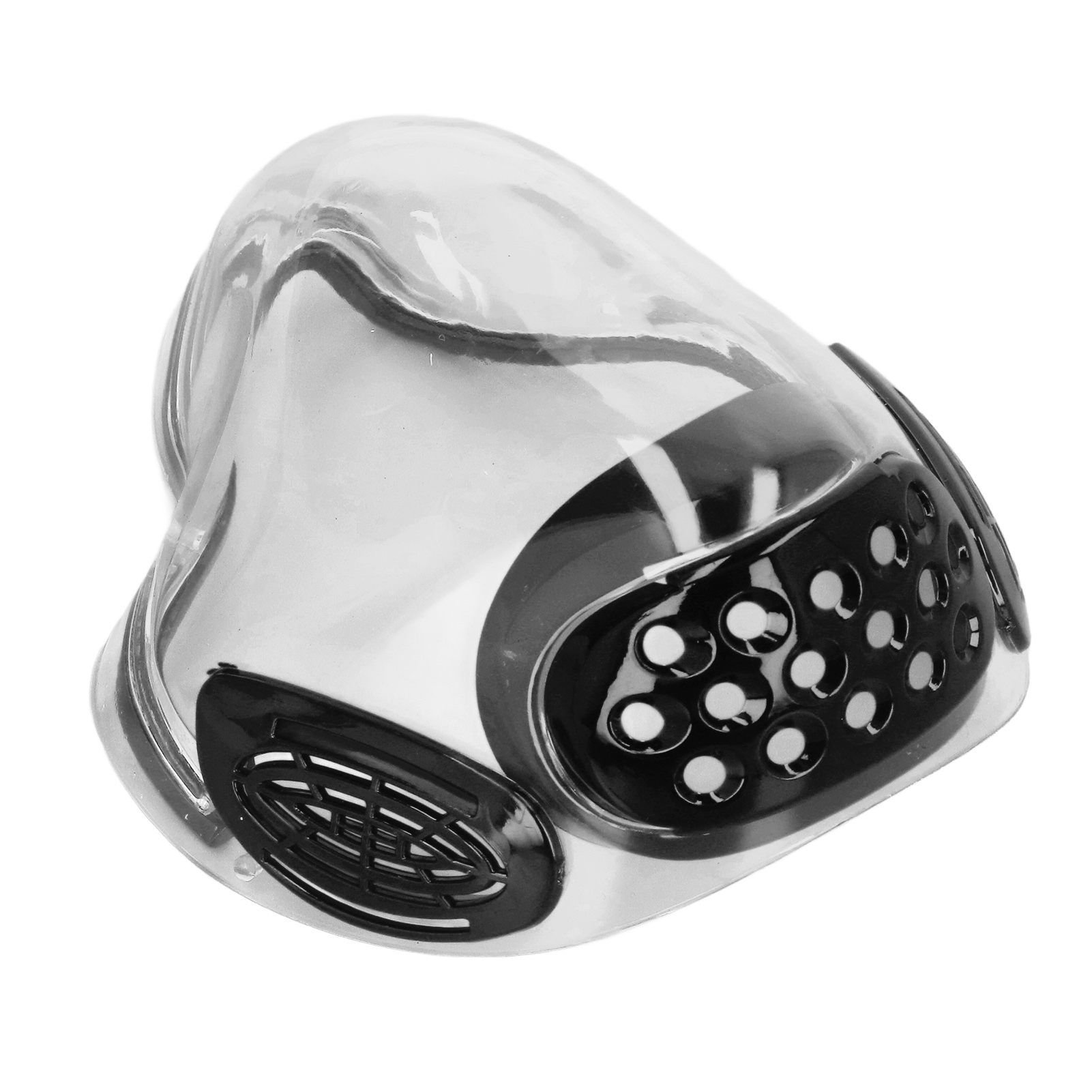 Antibeschlagfreie, Transparente Pc-gesichtsmaske Mit Atemfilter Und Schutzvisier Für Erwachsene Lehrkräfte, Schwarz