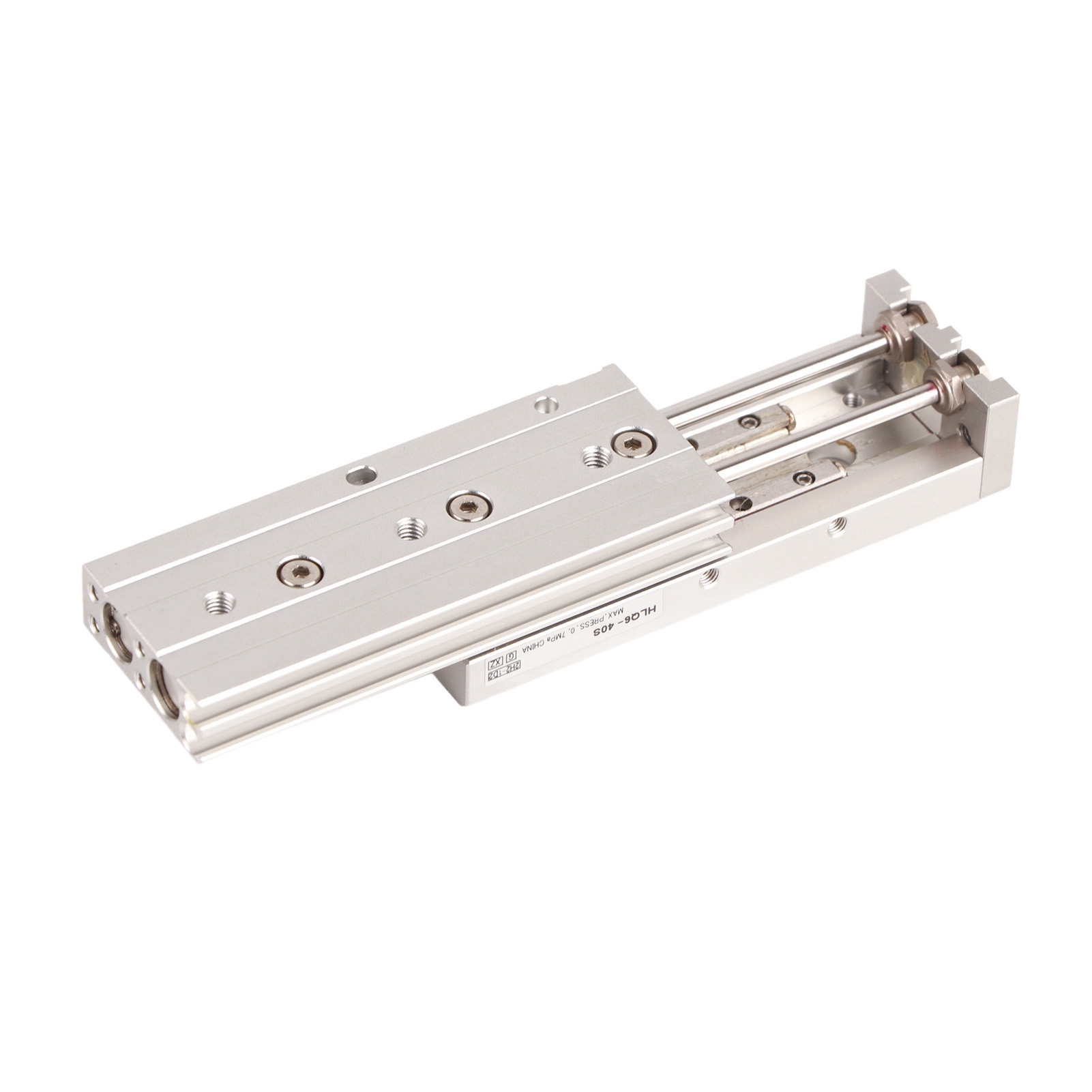 Hochpräziser Pneumatischer Parallelgreifer Mit Doppelführung, M5 X 0,8 Fingerzylinder Für 40s Wäschetrockner, 40 Mm Hub