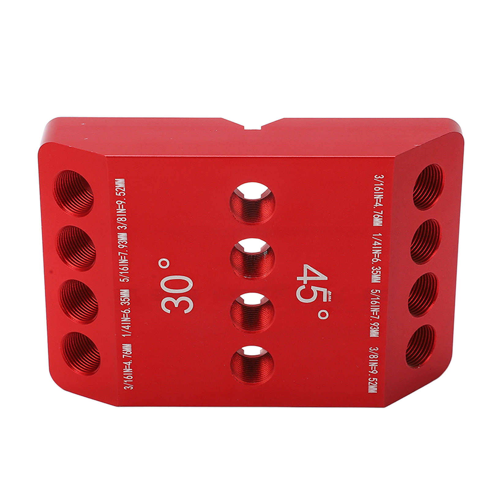 Bohrschablone 30, 45, 90 Grad, 4 Größen, Holzpositionierungs-hardware