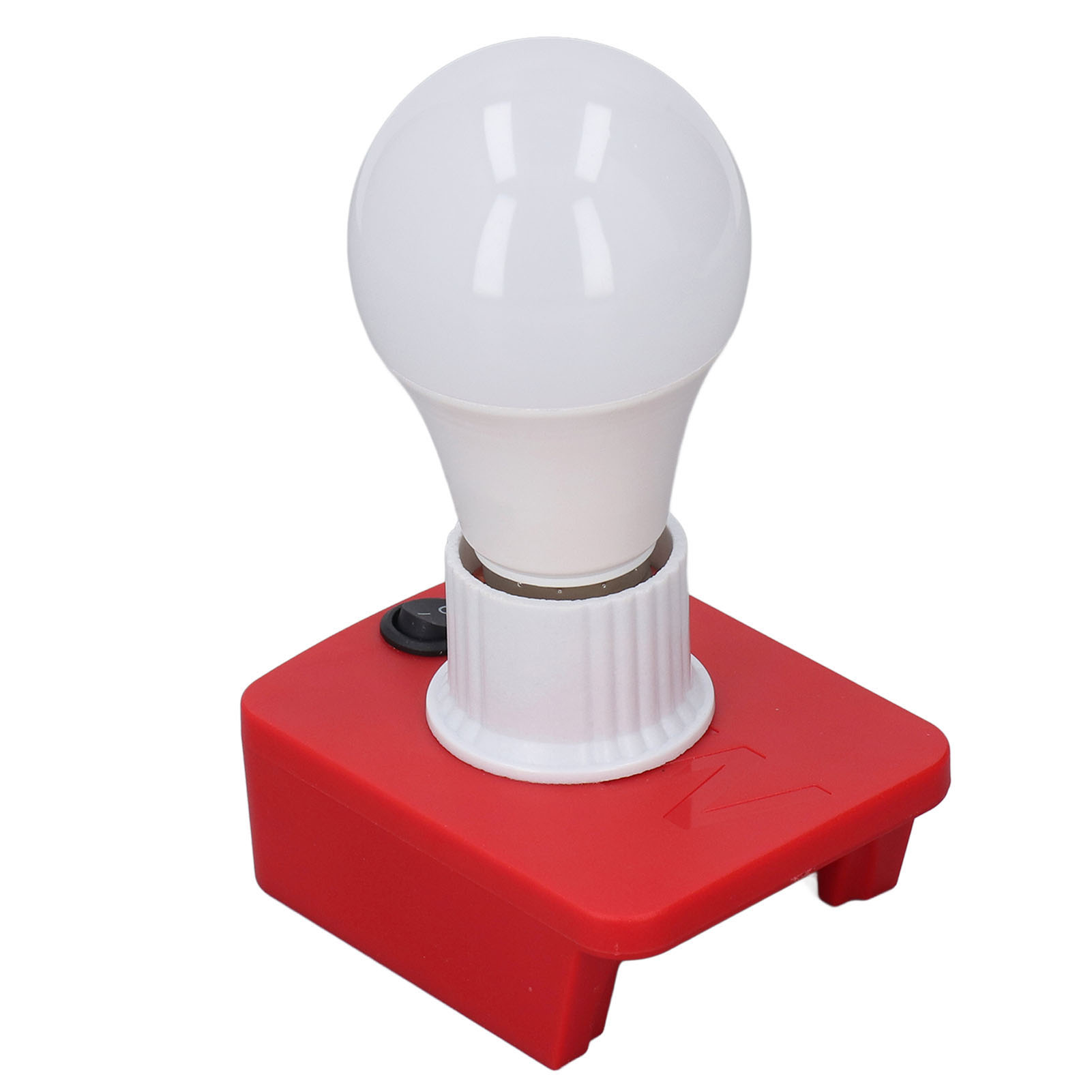 Tragbare E27-led-lampe Mit Akkuadapter, Kabellose Arbeitsleuchte Für 18-v-lithium-akku M18, Akkubetriebene Zusatzbeleuchtung, 10-w-tragbare Glühbirne
