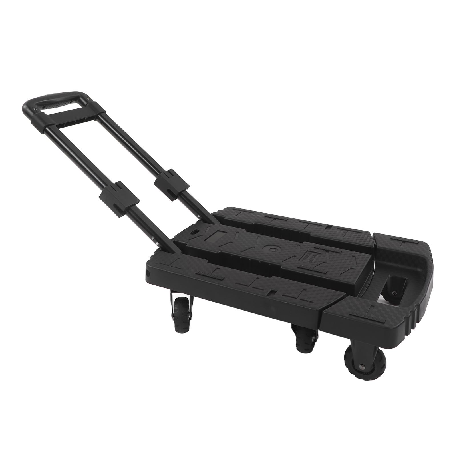 200 Kg Faltbarer Transportwagen, Robuste Sackkarre Mit 4 Um 360° Schwenkbaren Rädern Für Flughafen Und Reisen, Einfacher Und Wendiger Transport.