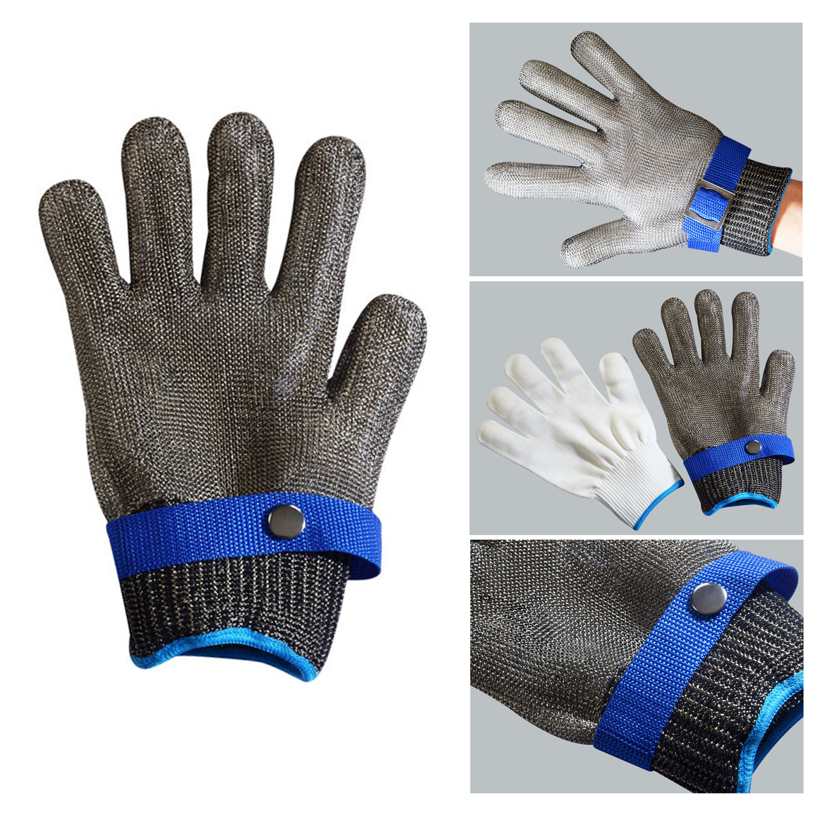Schnittfeste Gartenhandschuhe Der Stufe 5, Flexibel Und Atmungsaktiv, Ausgezeichneter Griff, Verstärkter Schutz, Robustes Paar Für Arbeiten Im Freien.