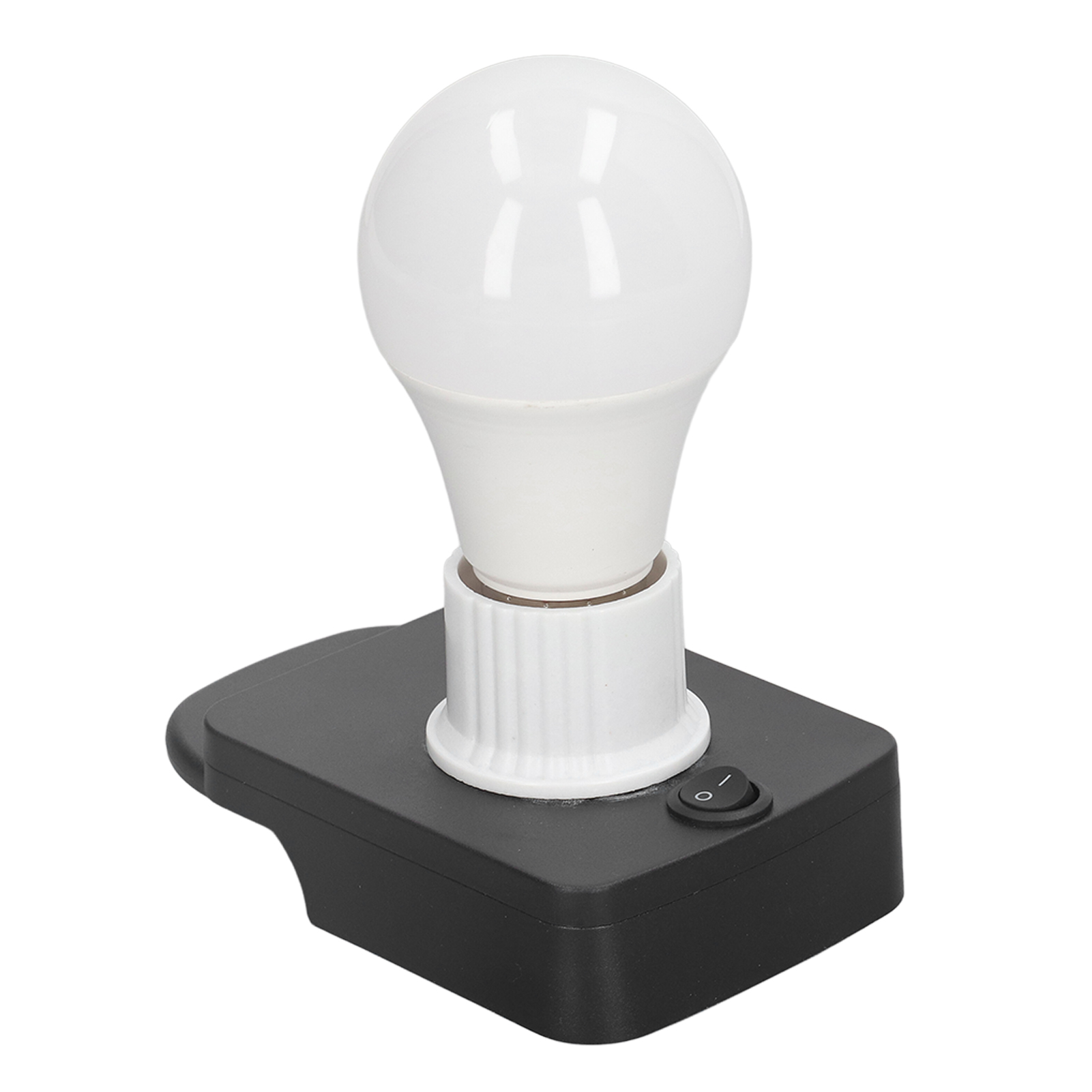 700lm 7w E27 Kabellose Led-lampe Mit Batterieadapter, 12-60v Tragbare Baustellenleuchte, Wiederaufladbare Nomad Lighting.