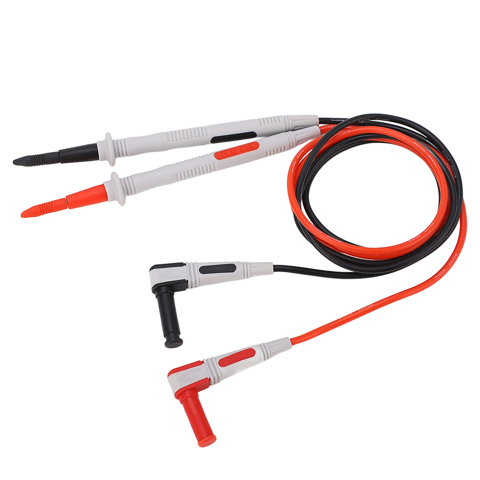 Set Mit 2 Multimeter-testspitzen, 0,3-mm-spitze, 3,5-mm-stecker, Universelle Elektrische Prüfspitzen Zur Fehlersuche In Stromkreisen