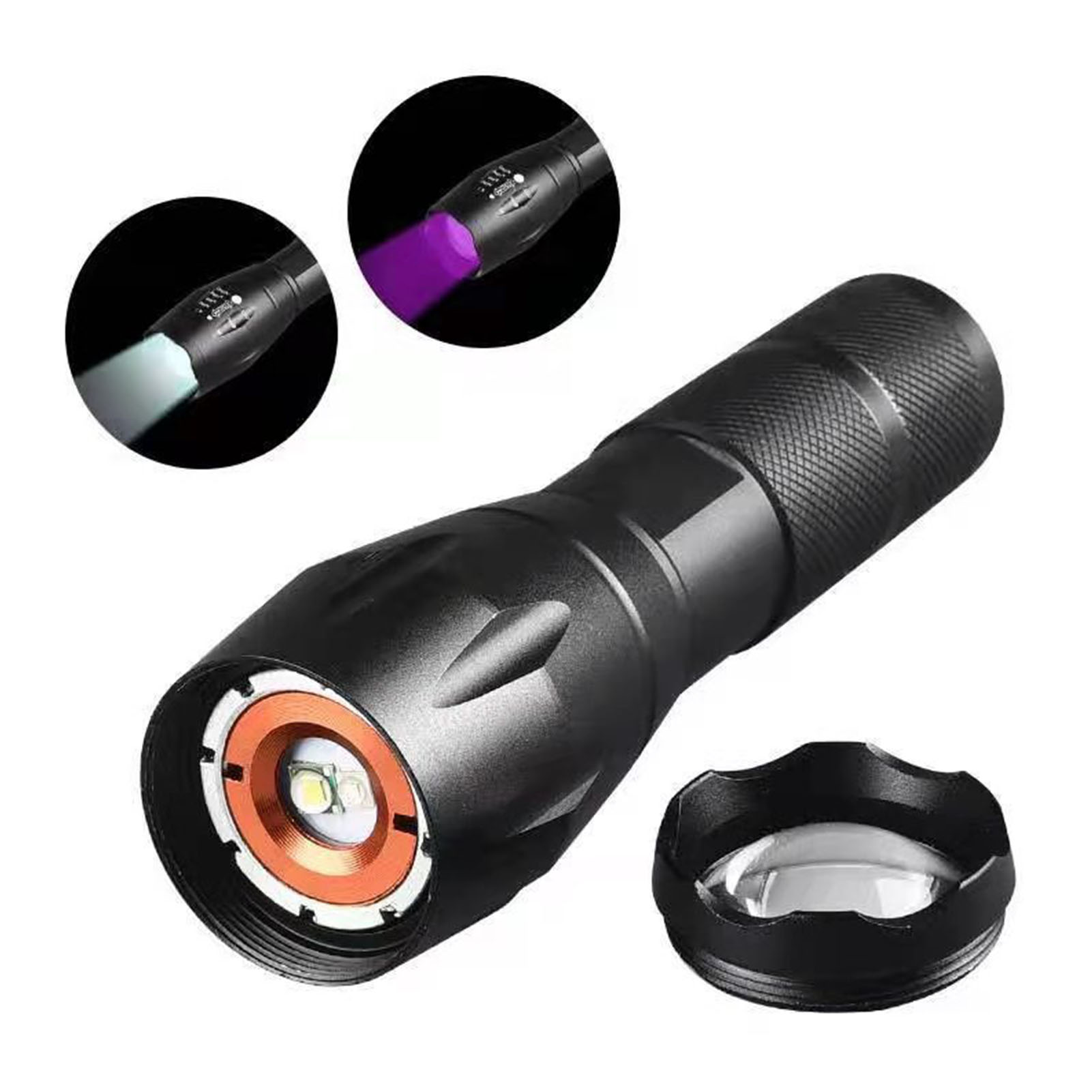 Extrem Leistungsstarke, Wiederaufladbare Taschenlampe Mit Zoomfunktion, Wasserdicht, Ideal Für Camping, Wandern Und Outdoor-aktivitäten.
