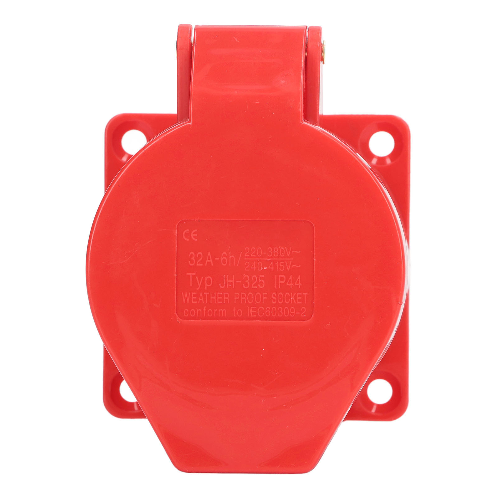 Ip44 Wasserdichte Industriesteckdose 32a 2x5 Pins Versenkt 220-380v 240-415v, Doppelter Robuster Wandsockel Für Werkstatt Und Außeneinsatz.