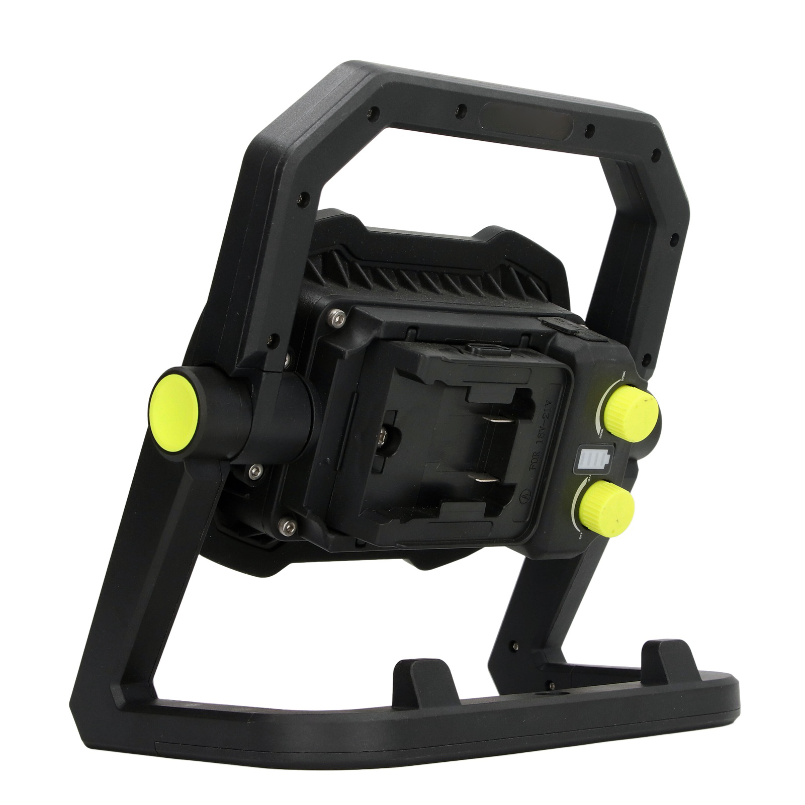 Faltbare Cob-arbeitsleuchte, Helligkeit Und Winkel Einstellbar, Wiederaufladbar, Tragbar Und Multifunktional, Ideal Für Baustellen Und Heimwerkerprojekte.
