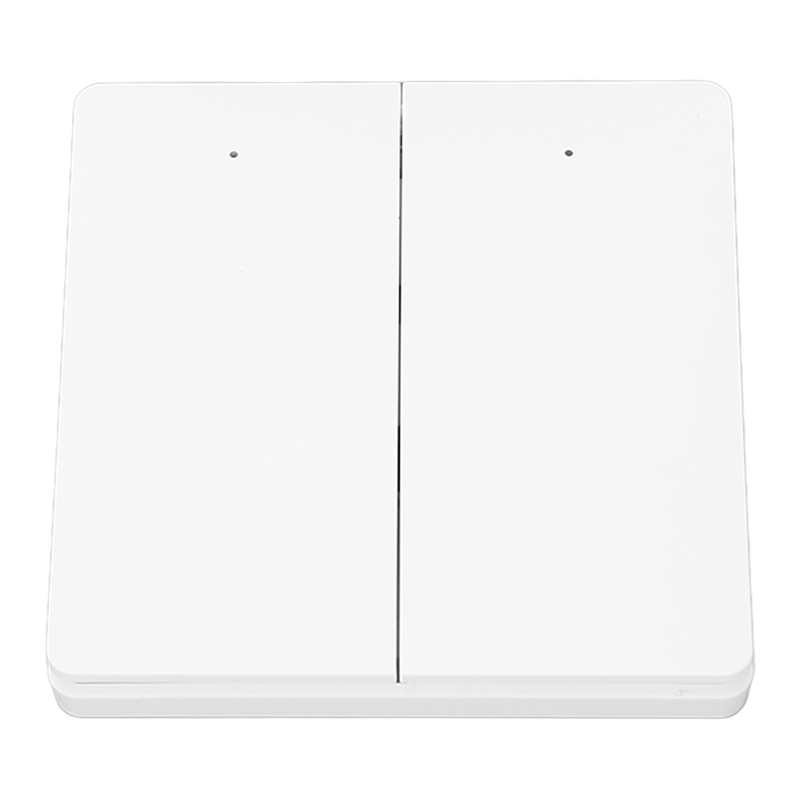 Eigenständiger Drahtloser Zigbee-wlan-schalter Mit 2 Tasten, App-steuerung, Wandmontierter Fernschalter Für Die Heimbeleuchtung, Mit Eigener Stromversorgung