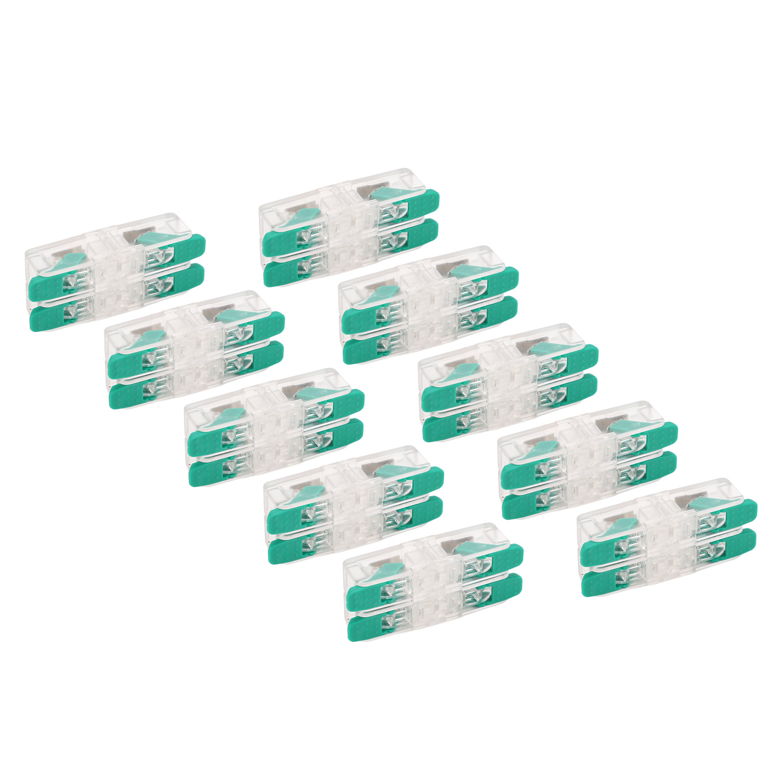 Elektrischer Steckverbinder 2 Eingänge 2 Ausgänge, Packung Mit 10 Stück, Kupferkontakt 0,5-6 Mm², 41 A 450 V, Für Haushaltsgeräte Und Hausinstallationen.