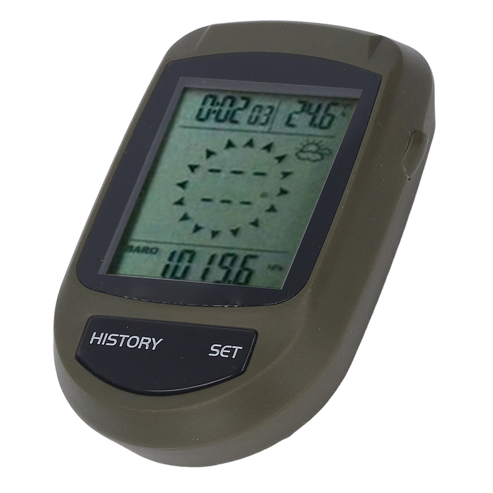 Digitale 8-in-1-wetterstation Mit Lcd-bildschirm, Multifunktions-höhenmesser, Thermometer, Uhr Und Klimamonitor