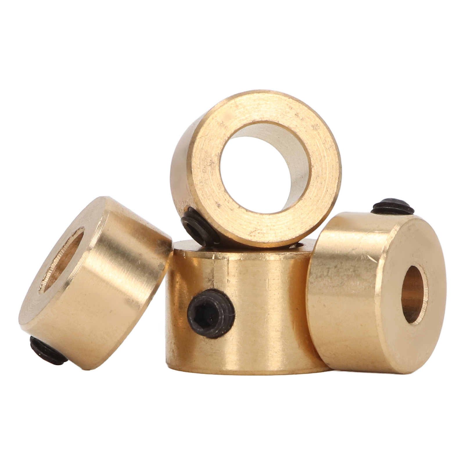 Satz Mit 4 Bohranschlagringen Aus Messing, Schnellverschluss-tiefenring, 6/8/9/10 Mm Begrenzungsring, Für Präzises Holzbohren