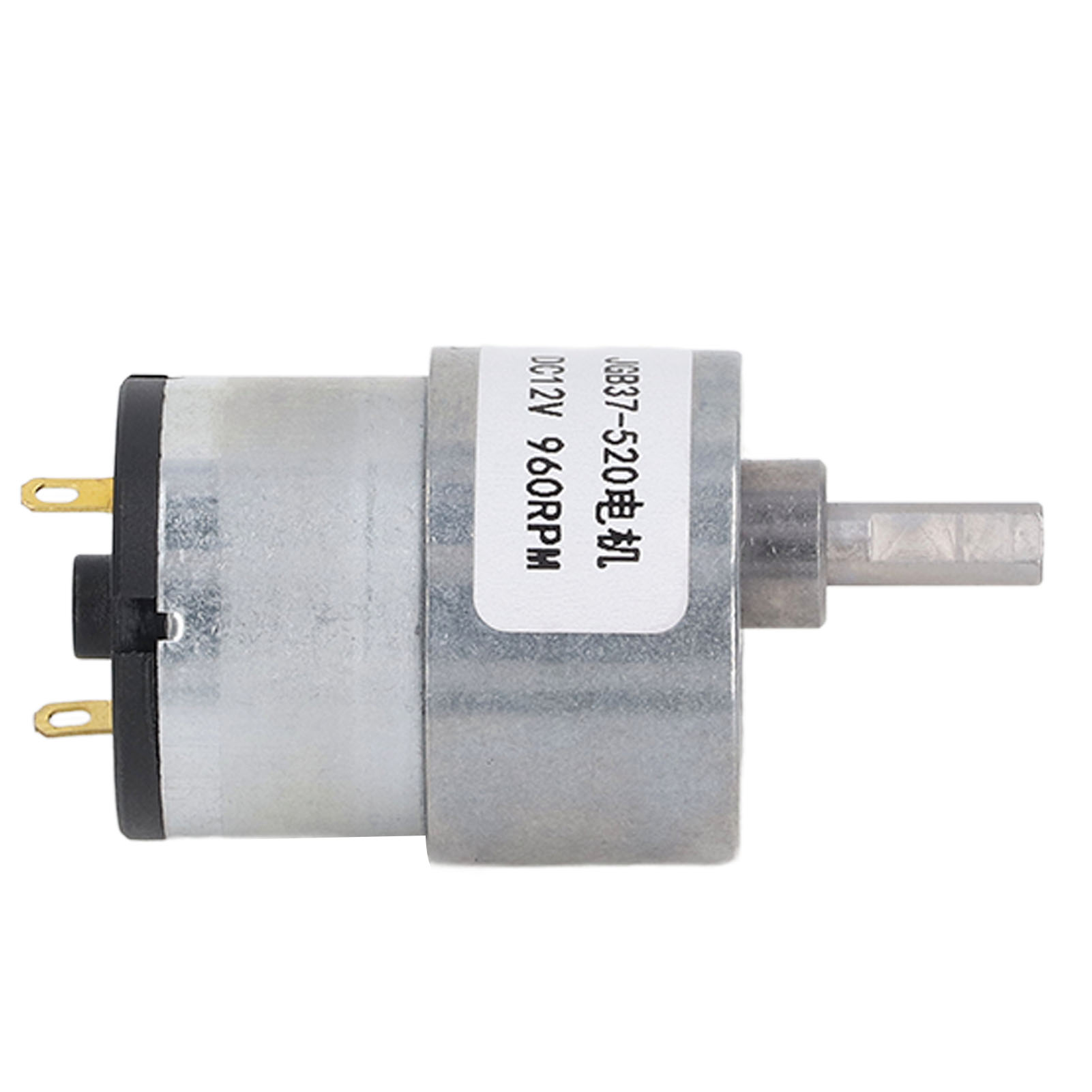12-v-gleichstrom-getriebemotor, 960 U/min, Hohes Drehmoment, Messingwicklung, Gute Leitfähigkeit, Rechts-/linkslauf, Stabiles Schneckengetriebe