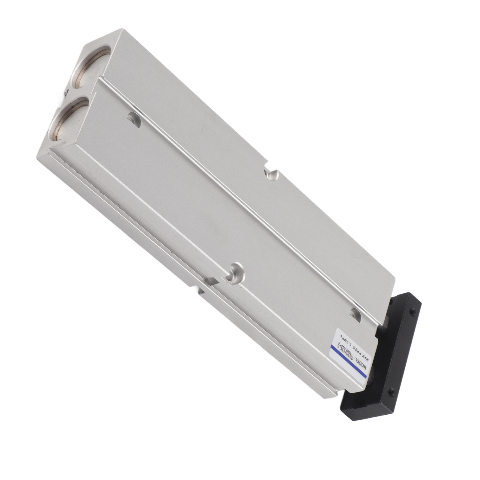 Doppelkolben-pneumatikzylinder, Doppeltwirkend, Gehäuse Aus Aluminiumlegierung, 20 Mm Bohrung, 125 Mm Hub, Kompakter Industrieantrieb