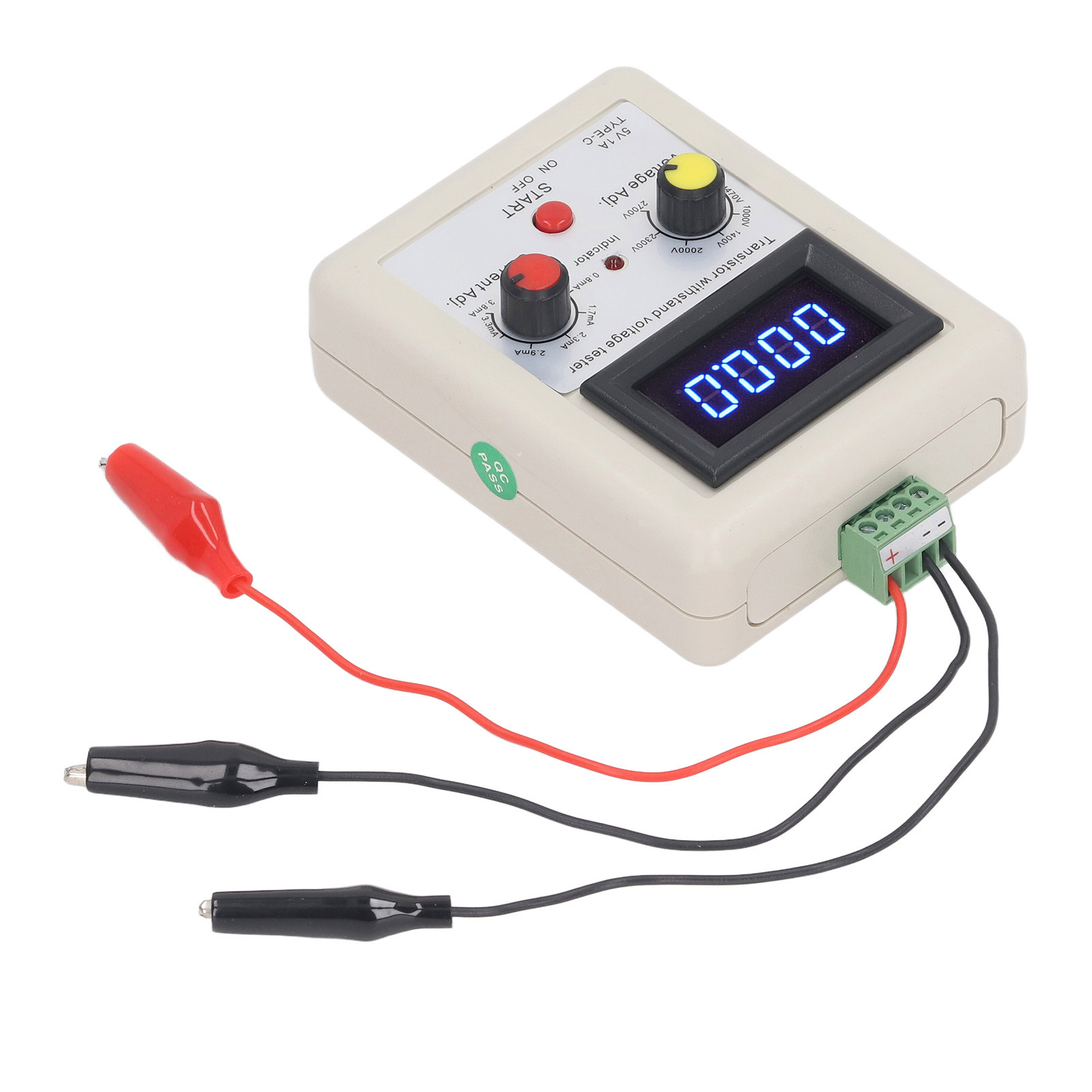 Digitales Spannungsprüfgerät 120 V–2700 V, Kapazitätsdetektor Für Mos-dioden, Trioden Und Transistoren, Blaue Anzeige