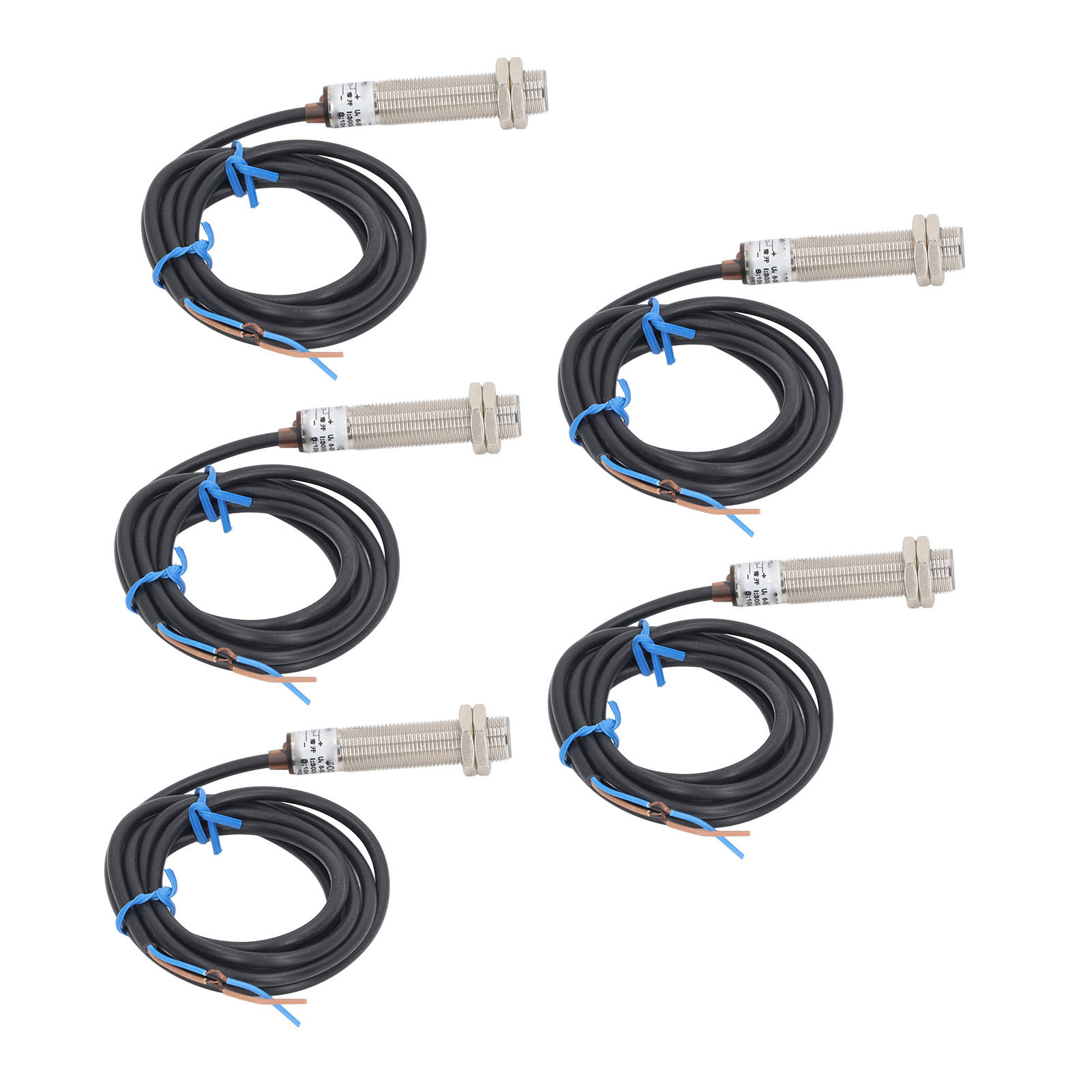 5-teiliger Npn-induktionssensor, Aluminiumlegierung, Robuster Näherungssensor Für Pneumatikzylinder, Hall-schalter 6–30 V Dc, Hohe Empfindlichkeit
