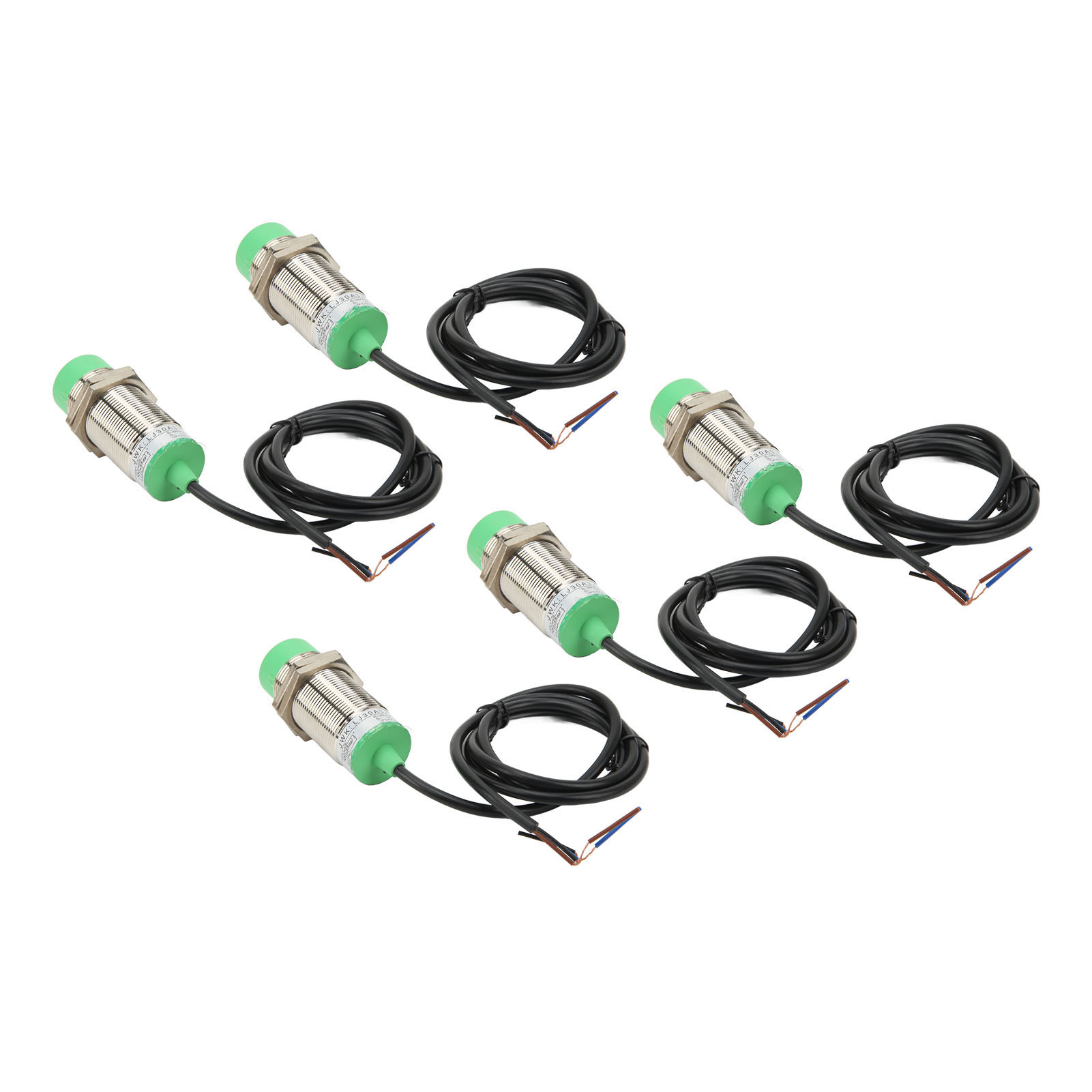 M30x1,5 Induktiver Näherungssensor, Npn-öffner-näherungsschalter, 5 Stück, 15 Mm Erfassungsbereich, Dc 6–36 V, Induktiver Präsenzsensor