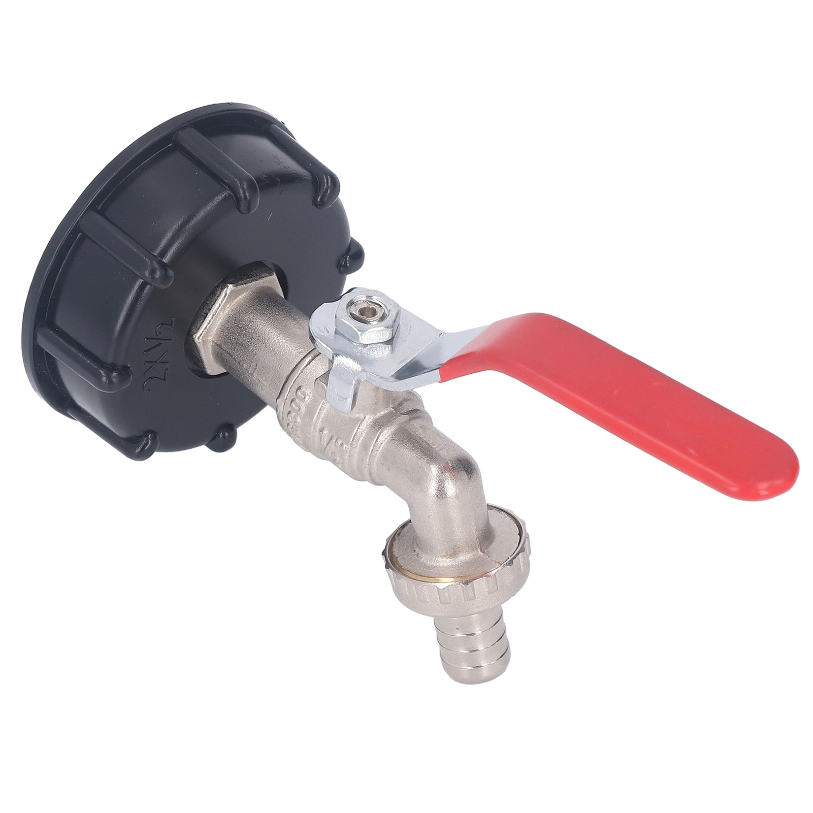 1/2-zoll-ibc-tankadapter, Auslaufsicheres Messingventil, Grobgewinde, Gartenschlauchanschluss Für Tanks Mit 275–330 Gallonen Fassungsvermögen, Hochleistungsanschluss