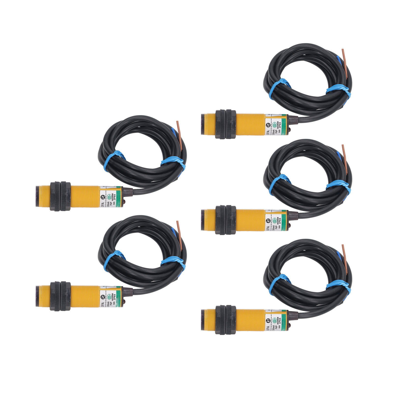 5-teiliger Fotoelektrischer Infrarotsensor, Optischer Schalter Mit Diffuser Reflexion, 10–36 V Dc, Näherungssensor