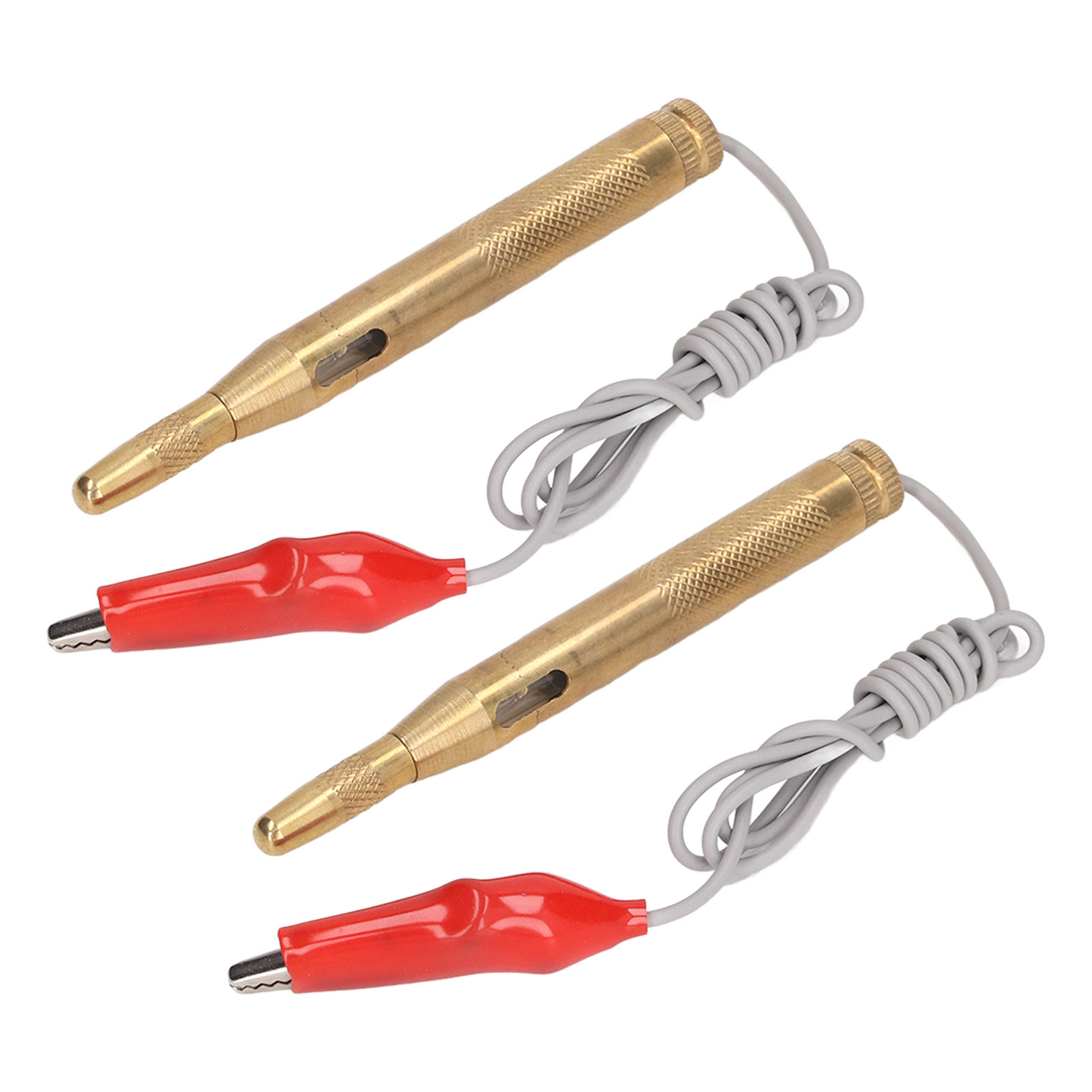 Set Mit 2 Kfz-spannungsprüfstiften Mit Krokodilklemme, Kfz-stromkreisprüfer, 6–24 V Dc Diagnose-kit