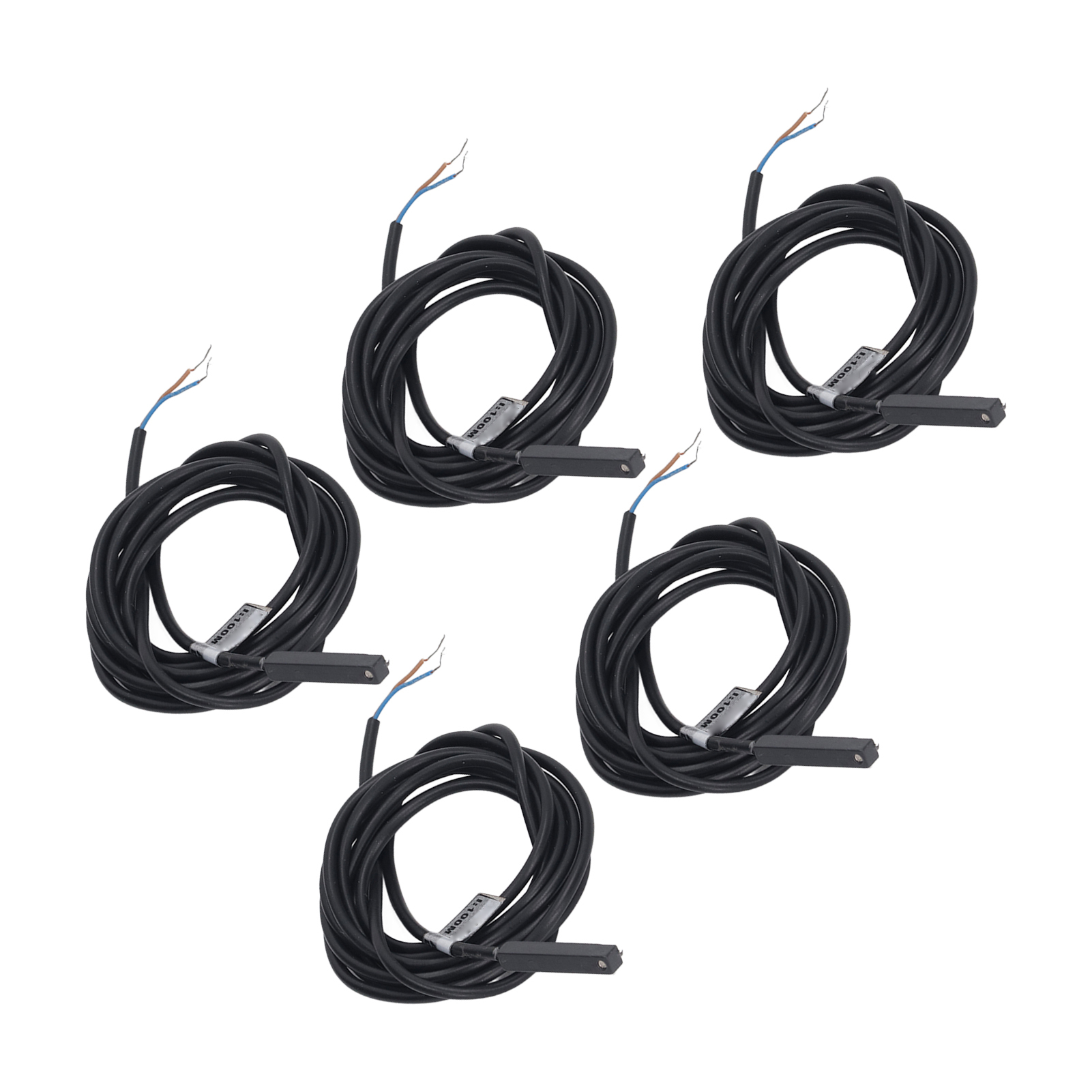 Hochfrequenter Induktiver Magnetischer Näherungsschalter, 5 Stück, Abs, 2 Drähte No, 100 Ma, Ac/dc 5-240 V, Türsensor.