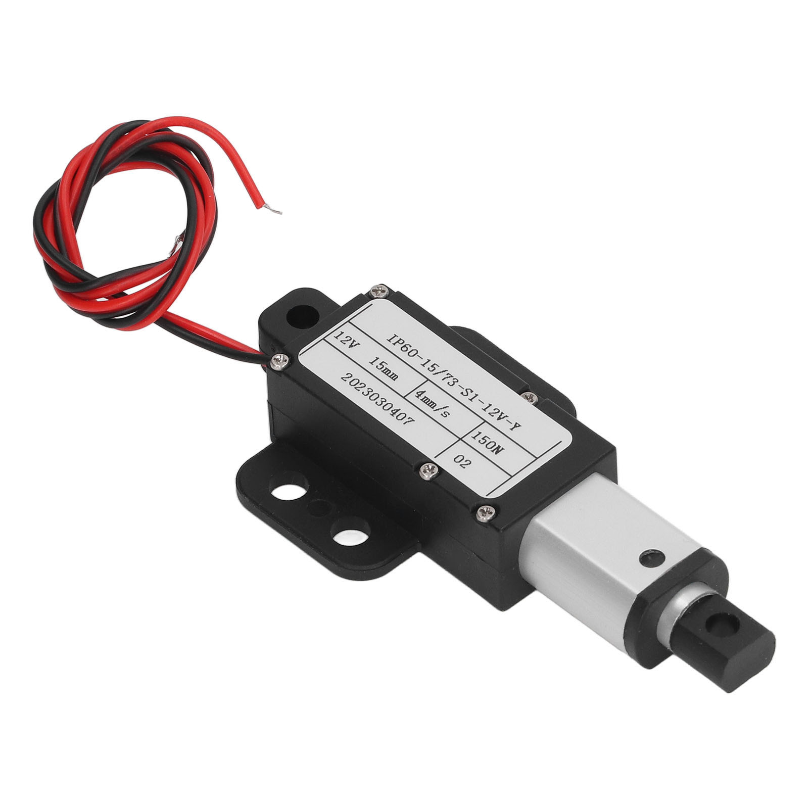 Miniatur-linearantrieb, 150 N, Aluminiumlegierung, 15 Mm Hub, 12-v-motor, Schutzart Ip60, Für Die Industrielle Automatisierung