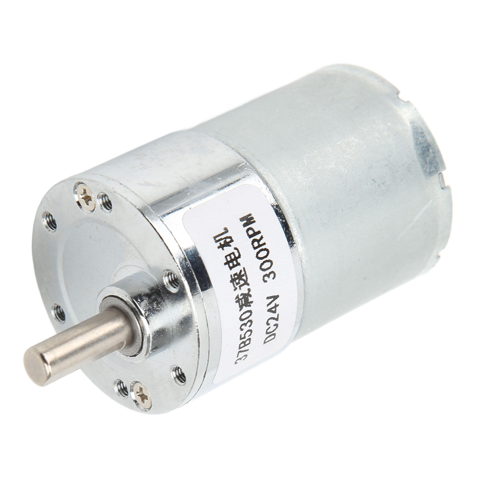 37b530 Gleichstrom-getriebemotor, 300 U/min, Aluminiumlegierung, 24 V, Getriebemotor Für Hausautomation, Kompaktes Metallgehäuse