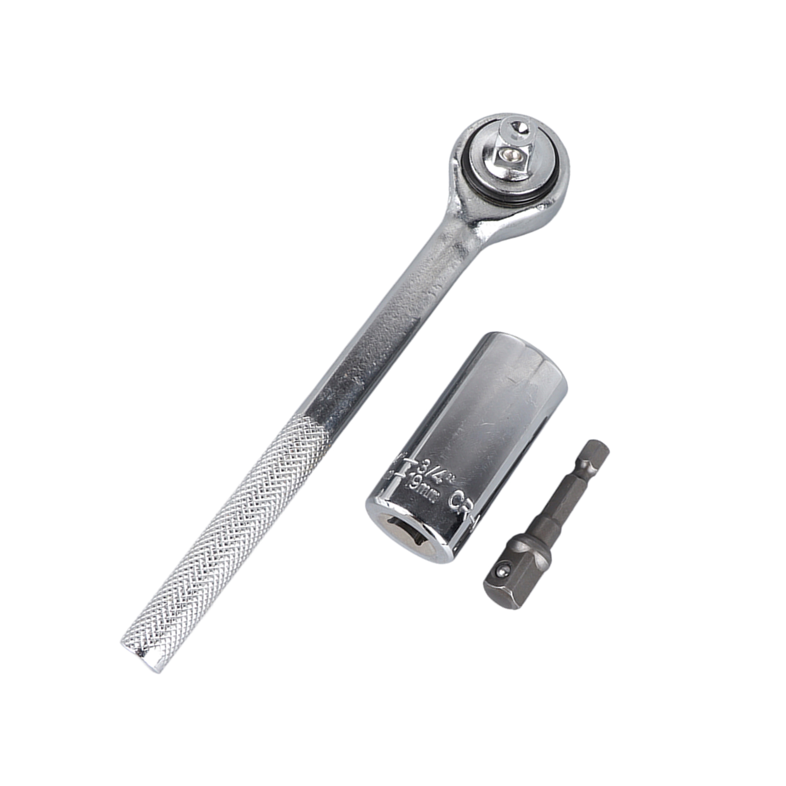 Universeller Ratschenschlüssel 7-19 Mm, Hochfeste Cvs-stecknuss, Tragbares Werkzeug Für Auto- Und Heimwerkerreparaturen