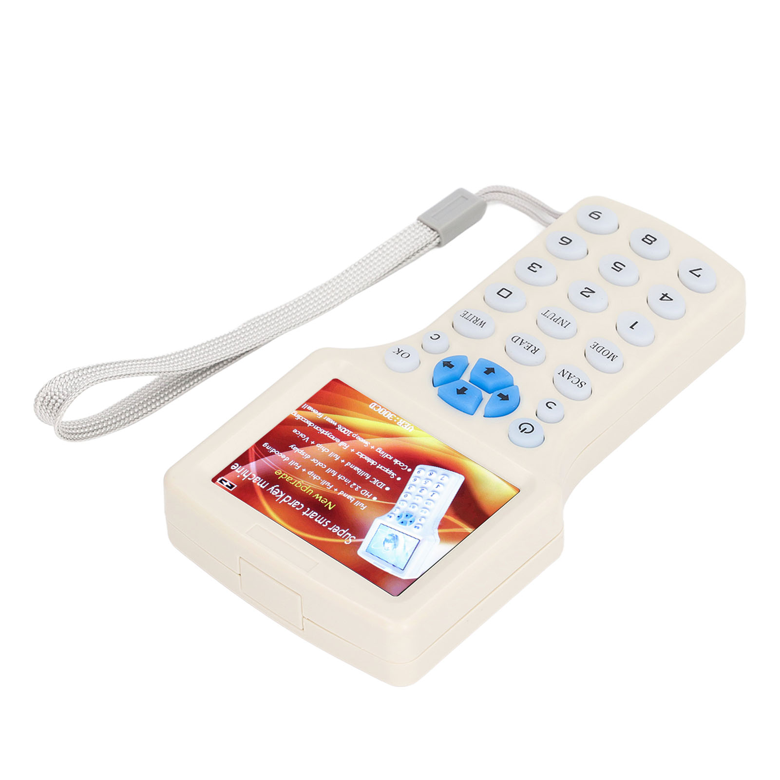 Nfc-kartenkopierer, Ic-ausweisleser, 10-frequenz-rfid-schlüsselduplikator, 2,8-zoll-bildschirm Für 125 Khz Und 250 Khz
