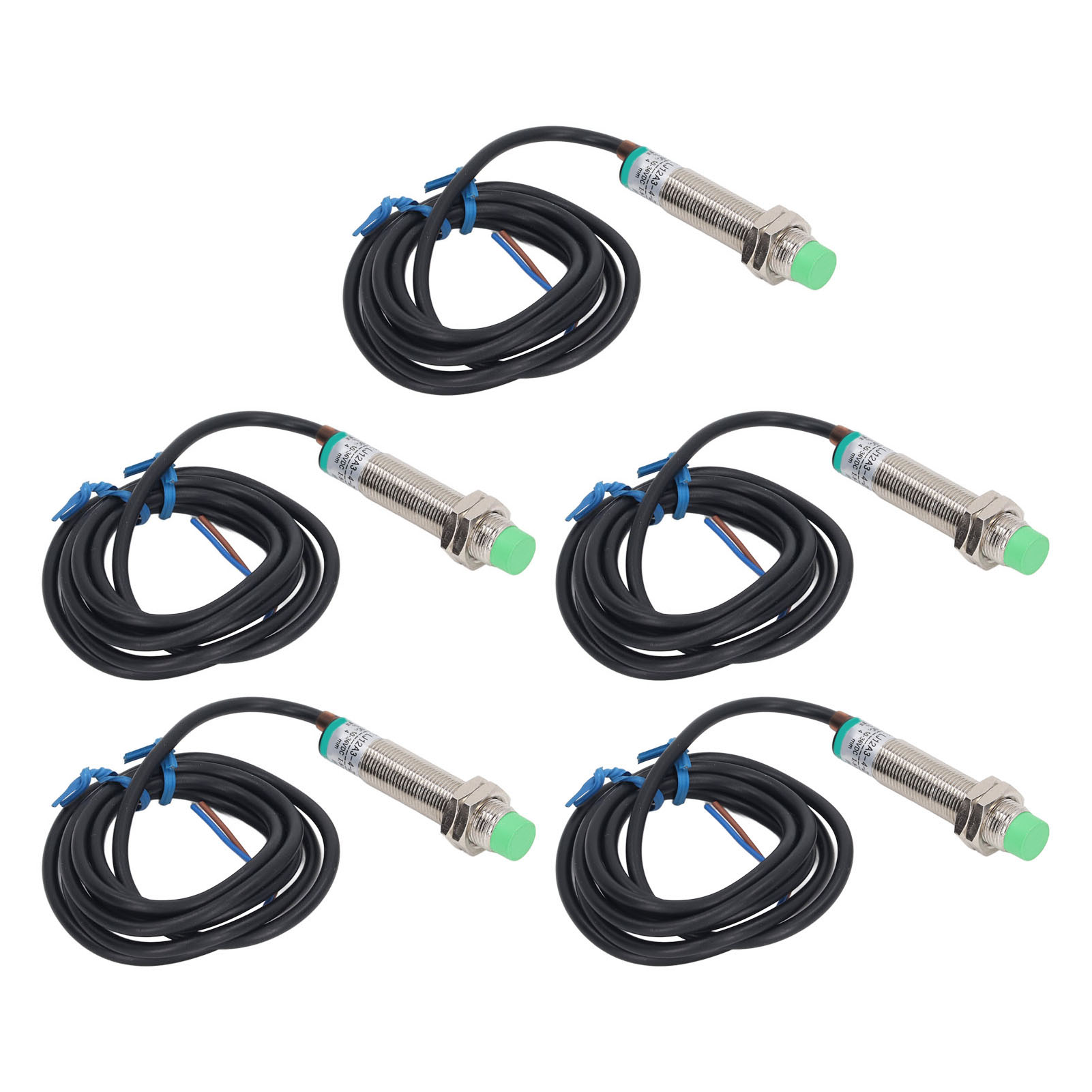 Packung Mit 5 2-draht-no 10-36vdc Induktiven Näherungsmeldern, Berührungsloser Präsenzsensor, Normale Öffnung, Erfassungsabstand, Näherungsschalter.