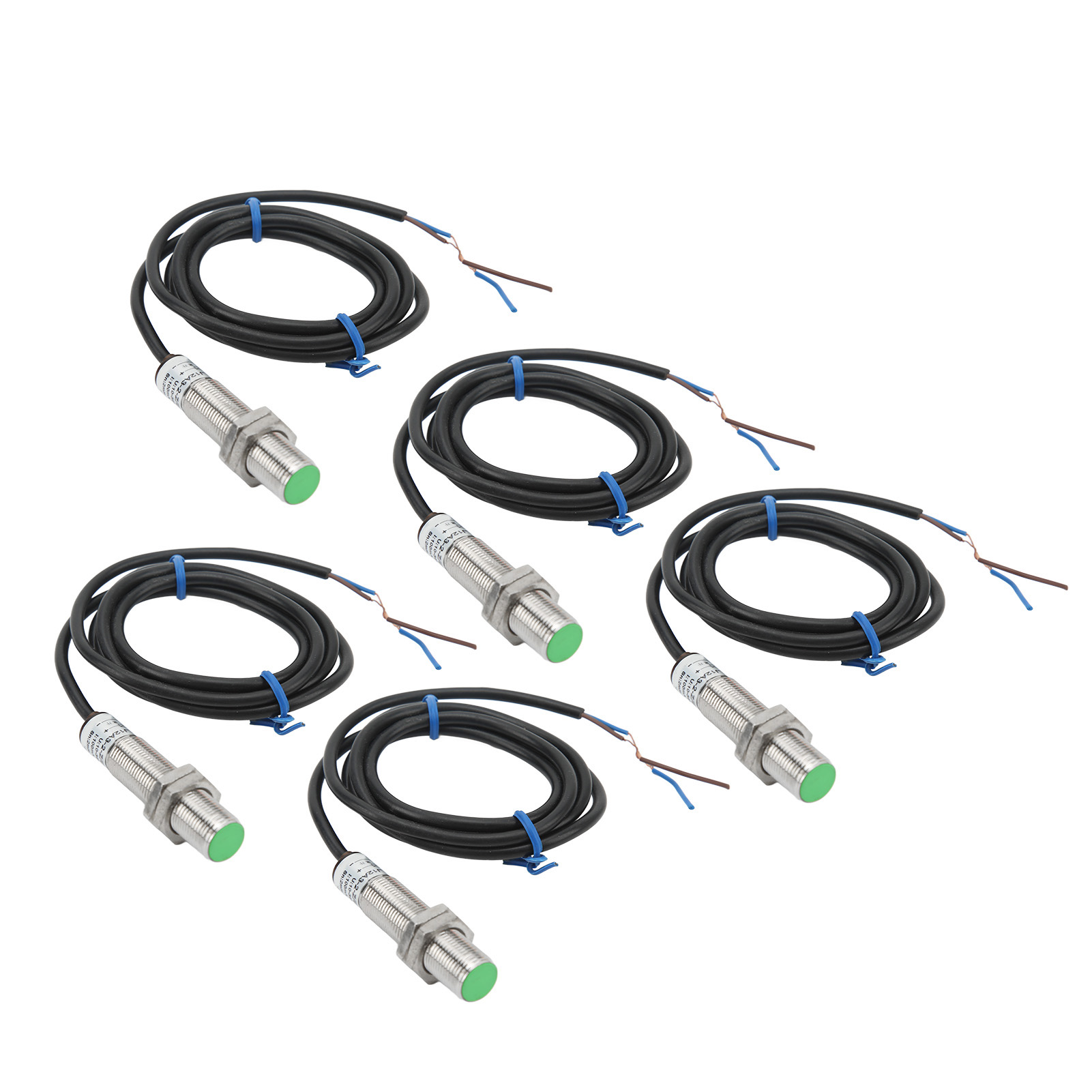 M12x1 2-draht-näherungssensor, 5 Stück, Öffner, Annäherungsmelder 10–36 V Dc, Präsenzschalter, Industriezubehör