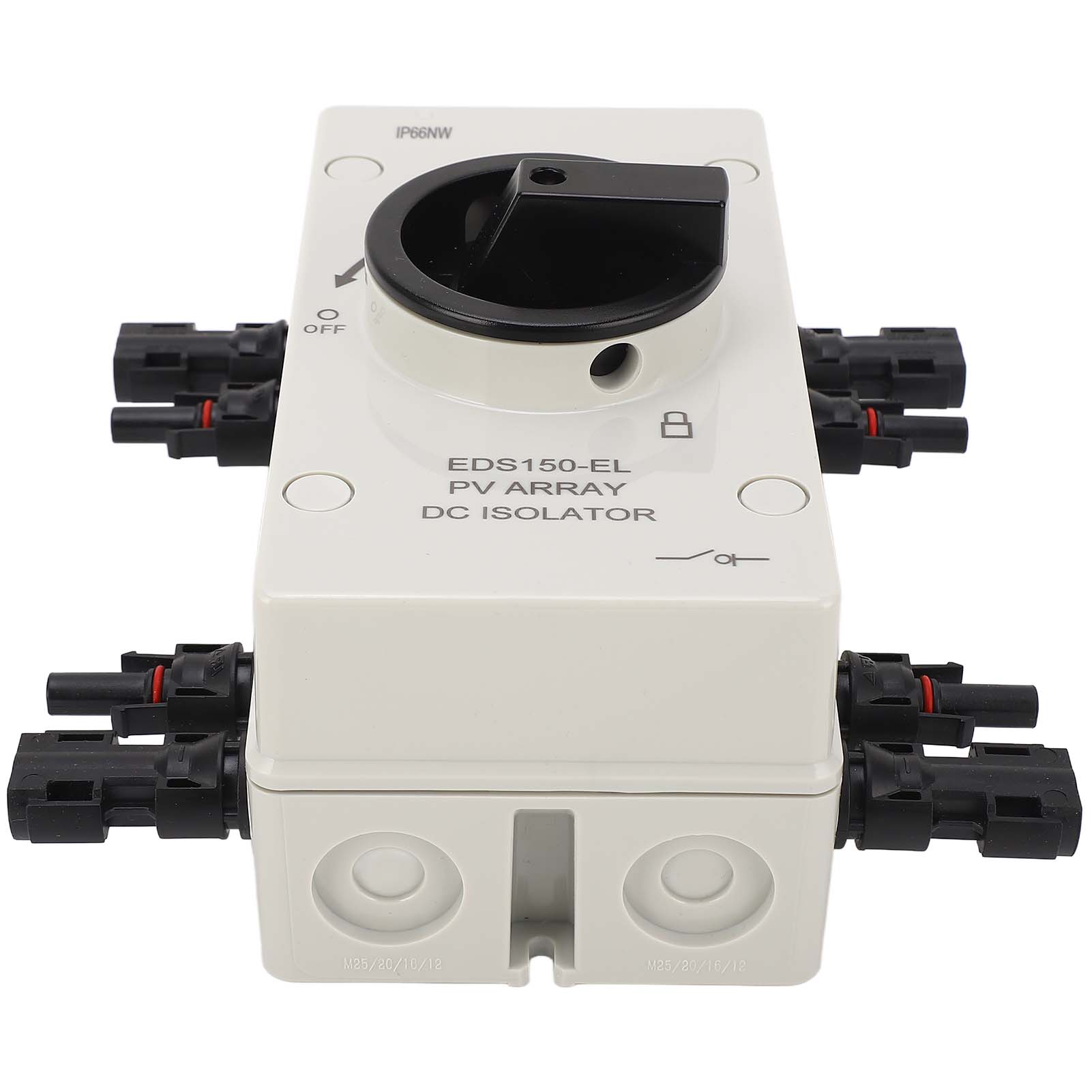 1000v 4p 32a Dc Photovoltaik-trennschalter, Ip66 Wasserdichter Solar-leistungsschalter, Pv-trennkasten Mit Schutz, Für Den Außenbereich.