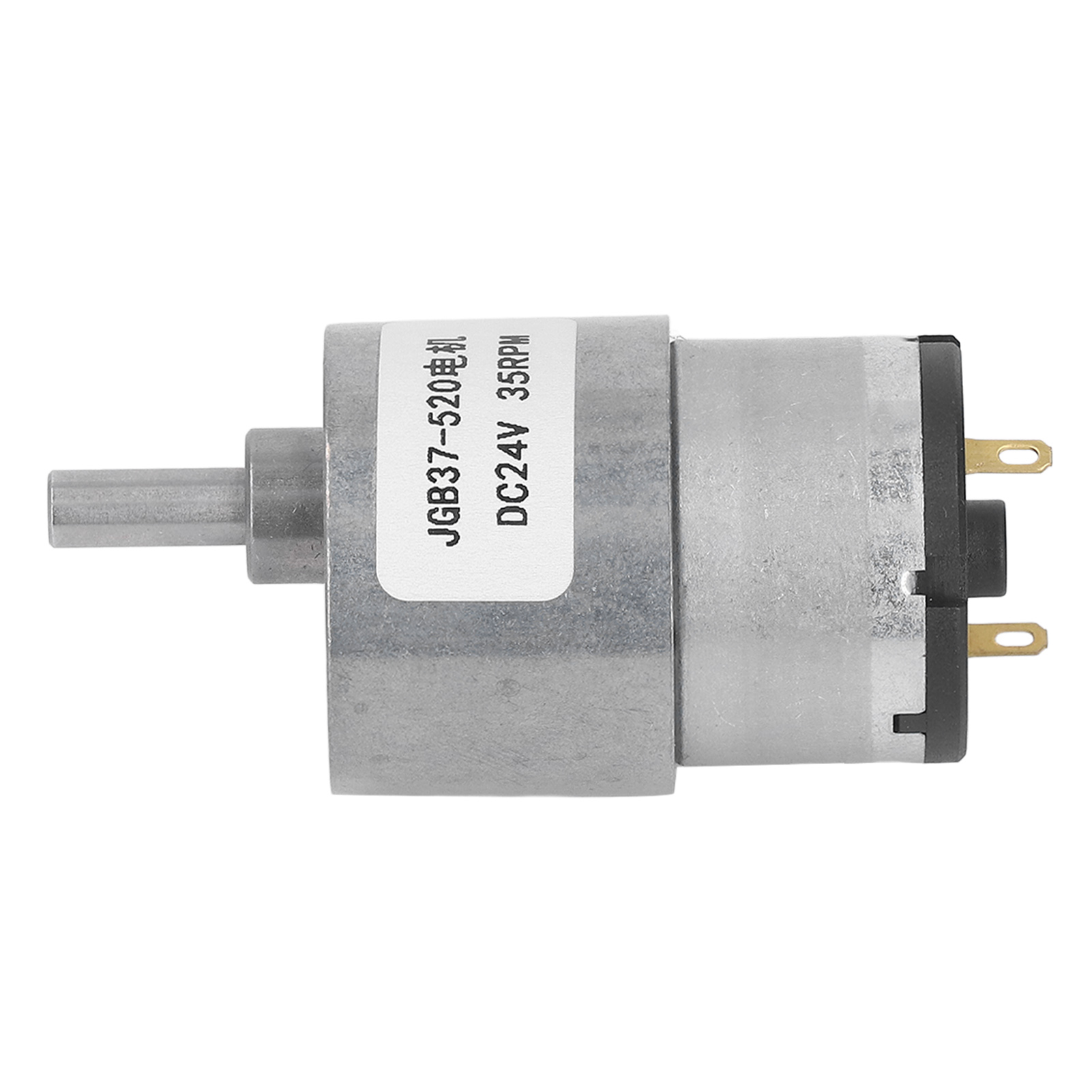 Selbsthemmender Getriebemotor, Hohes Drehmoment, Messingwicklung, 24 V Dc, Drehzahlreduzierung 35 U/min, Schneckengetriebe, Industrielle Anwendung