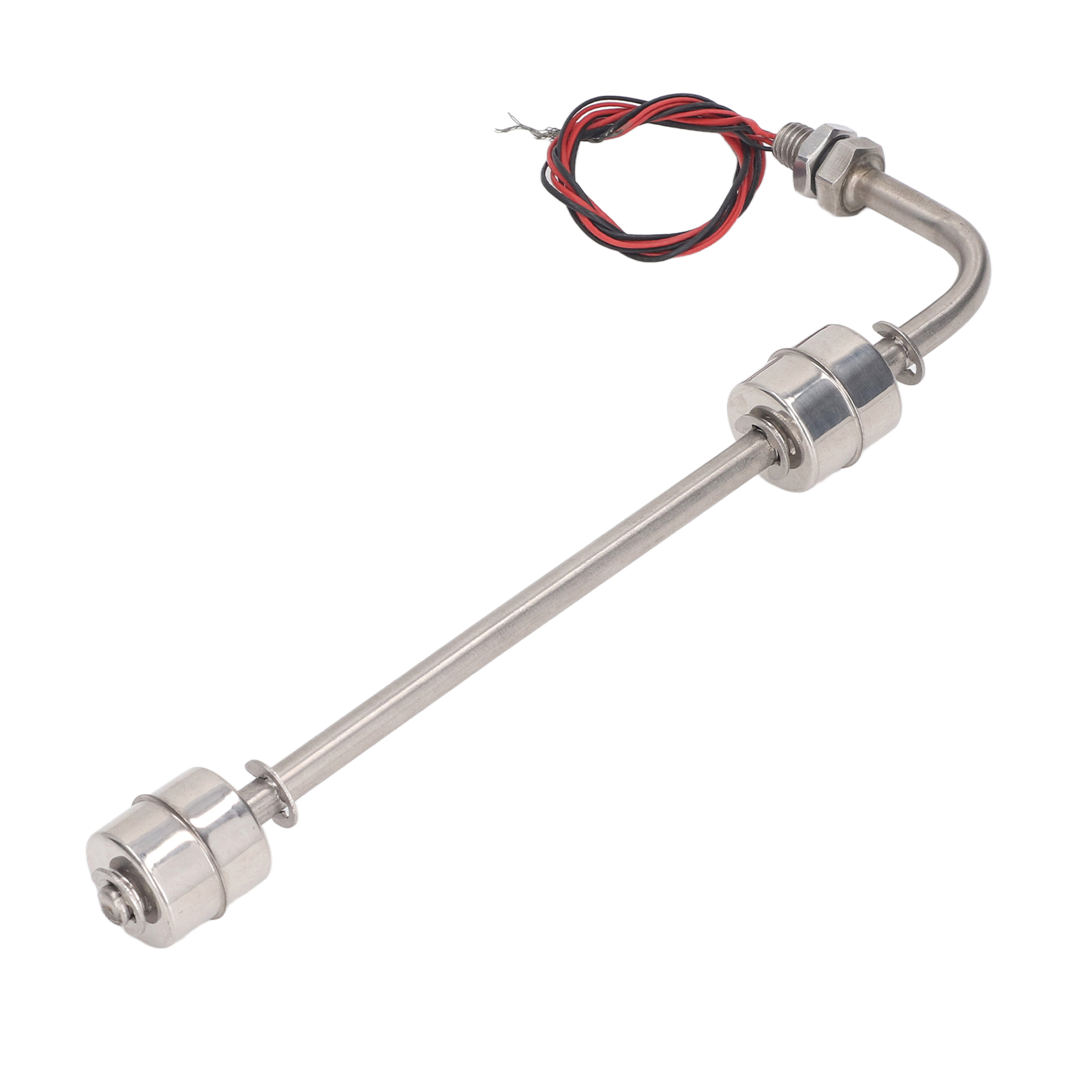 Doppelpunkt-schwimmerschalter Aus Edelstahl Zur Wasserstandsregelung, Ac/dc 0-110v Flüssigkeitssensor, 250 Mm (9,8 Zoll).