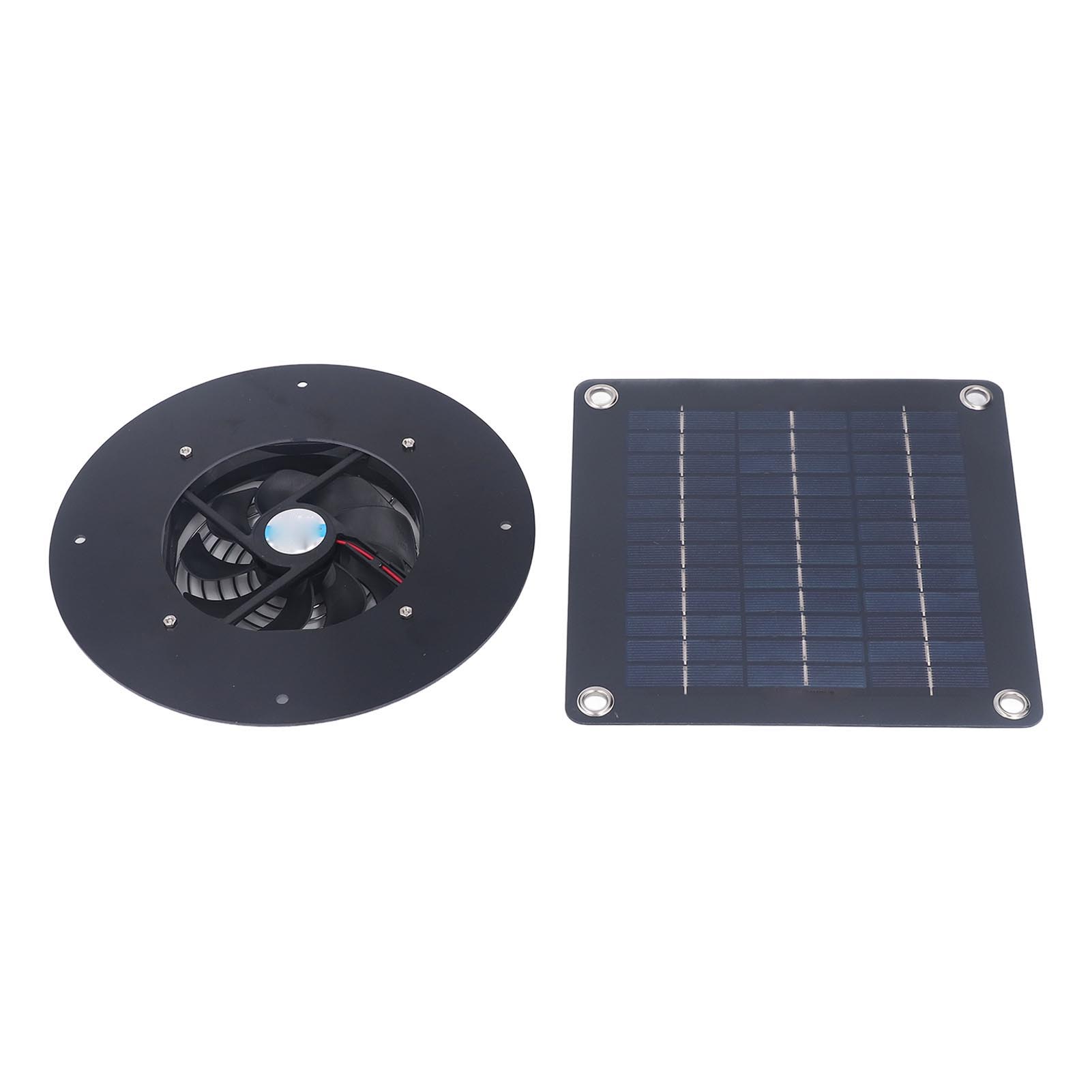 50-w-solarventilator Für Gewächshäuser Und Schutzbauten, Heißluftabfuhr, Wärmeableitung, Integriertes Solarpanel, Effizientes Belüftungssystem