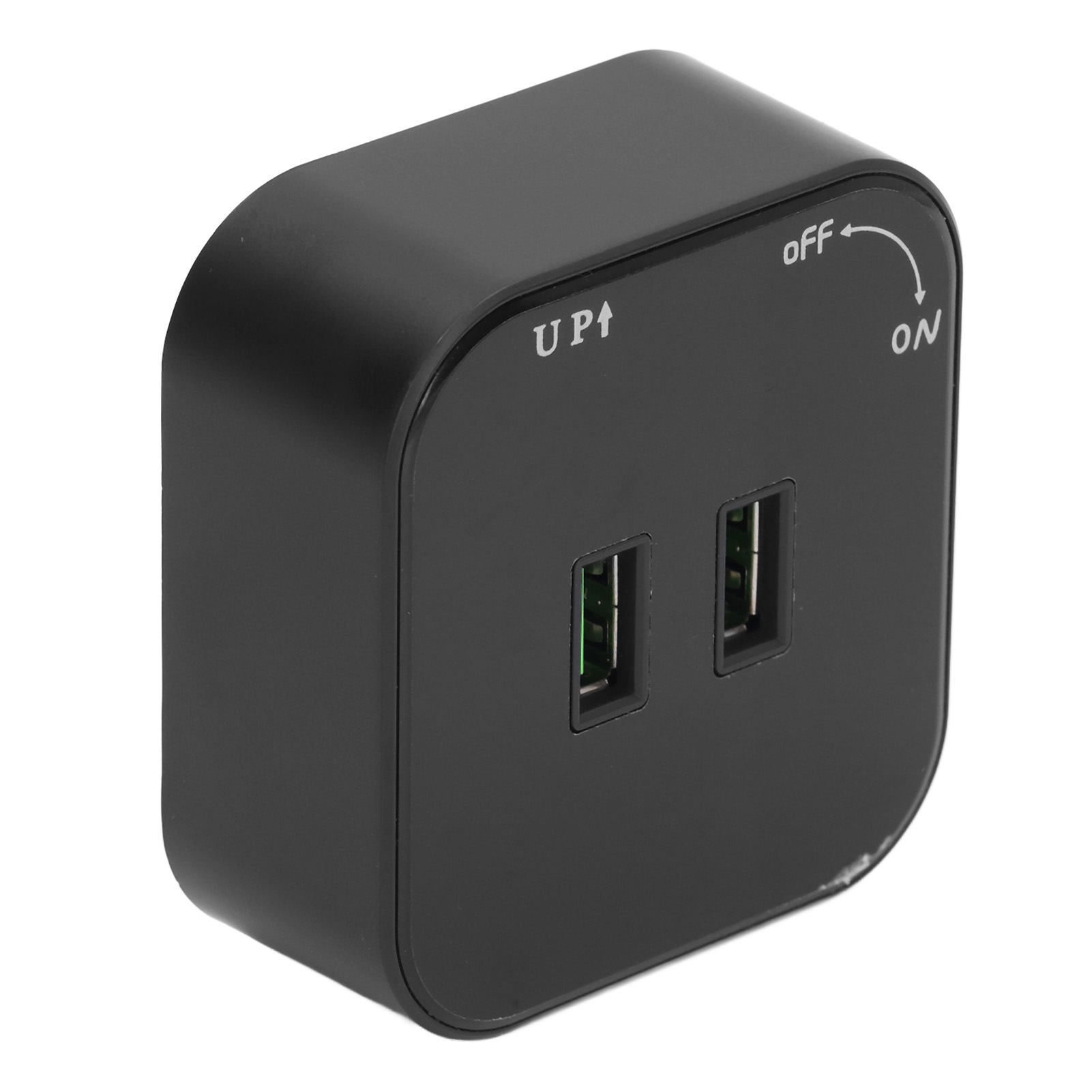 Doppelte Kabellose Usb-steckdose Mit Quadratischem Schienenadapter, Aufputzmontage, 110–250 V, Ausziehbarer Wandstecker