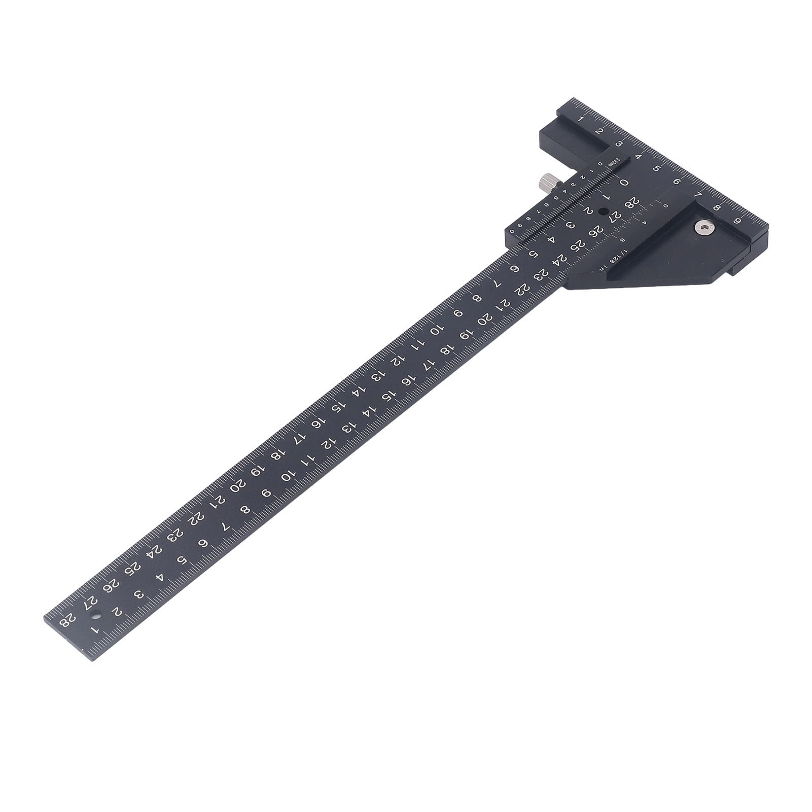 Aluminium-t-lineal 0-280 Mm, Präzise Skala, Multifunktionales Holzbearbeitungswerkzeug Zum Messen Und Markieren, Robustes Messgerät.