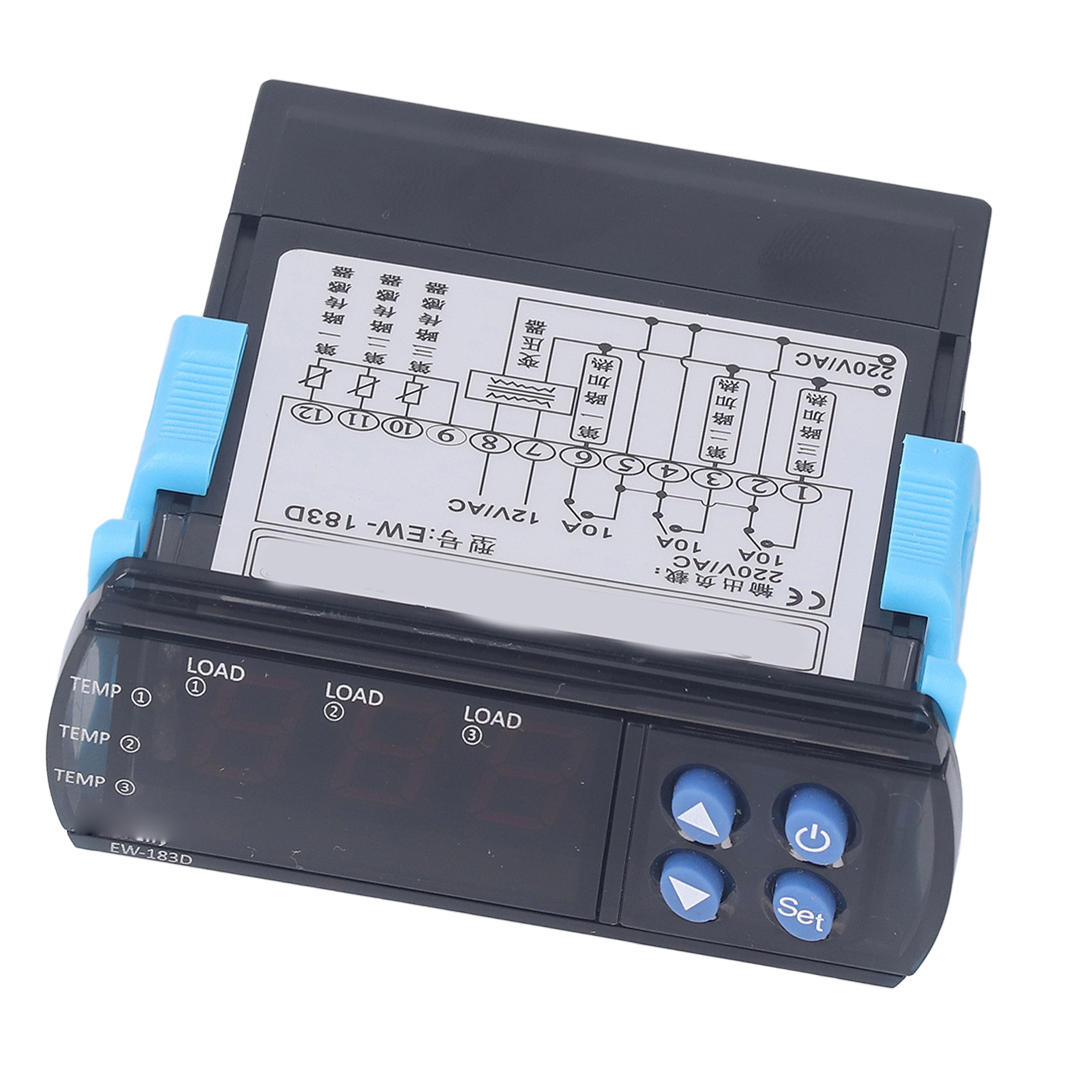 Ac220v Temperaturregler-thermostat Mit 3 Relaisausgängen Für Drucker Und Fotoapparat