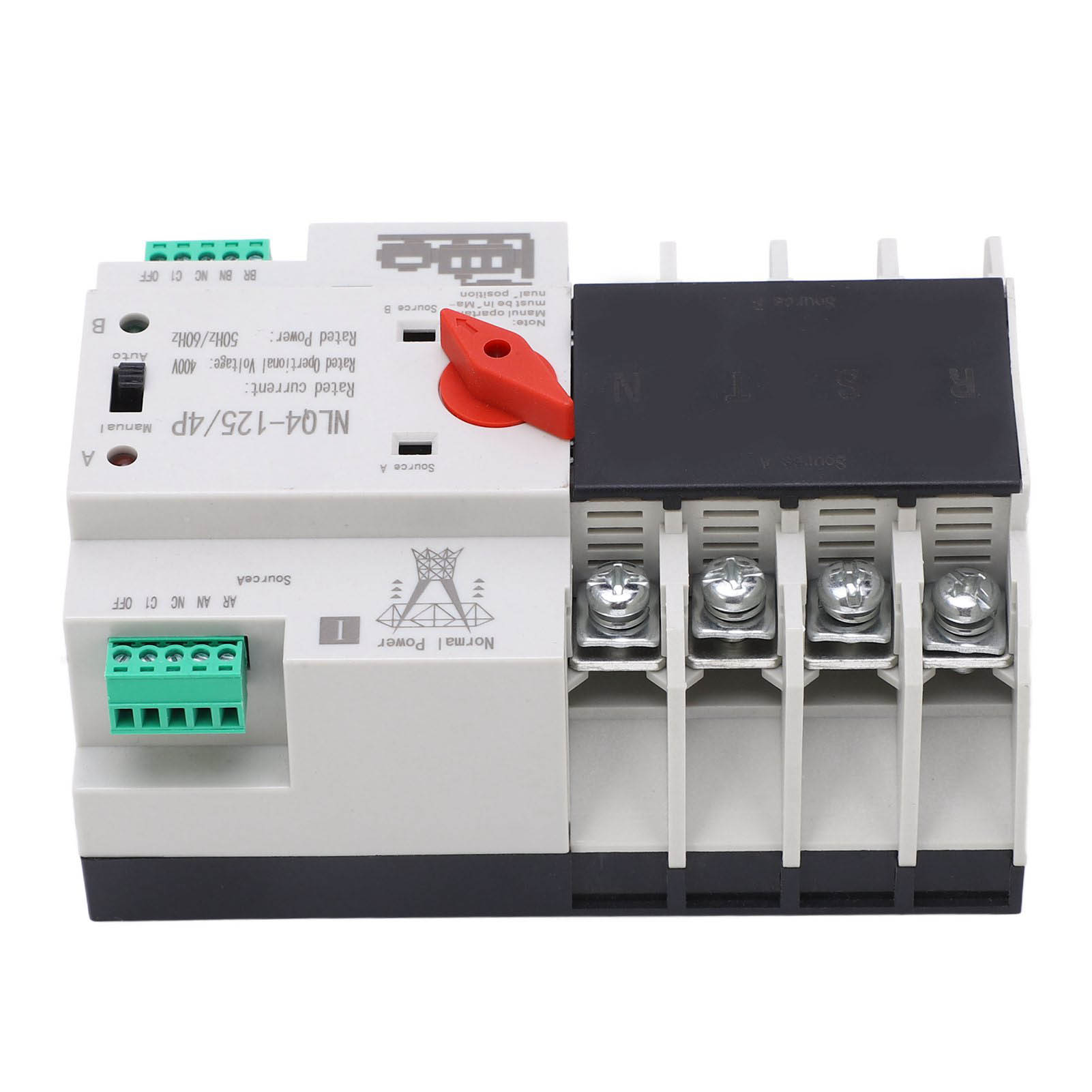 4p 80a Bipolarer Automatischer Umschalter, Duale Ac400v-stromversorgung, Hochtemperaturbeständig, Robuster Leistungsumschalter