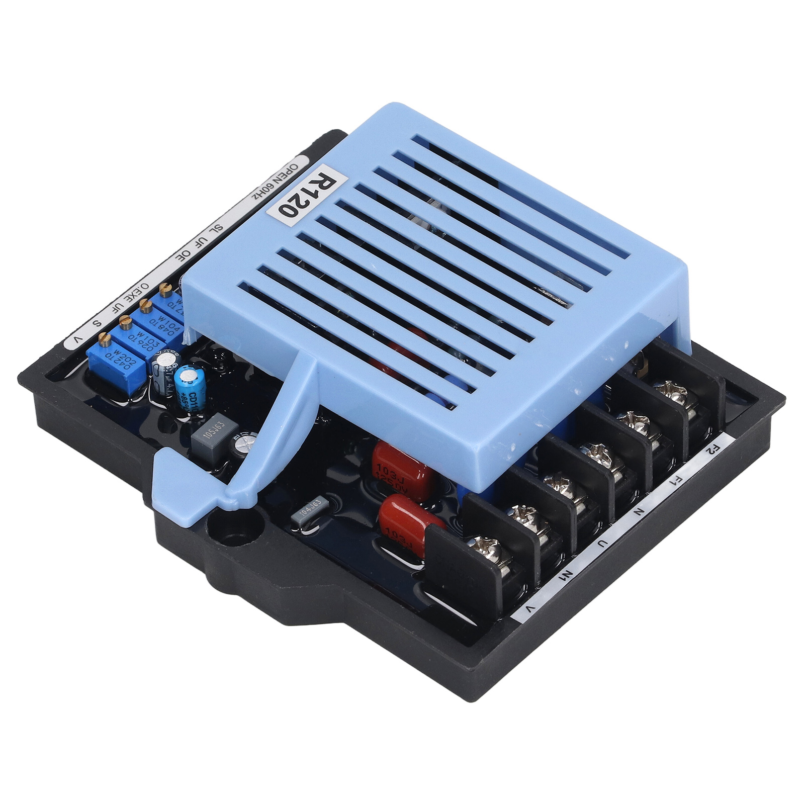 Bürstenloser Automatischer Spannungsregler Mit Led-anzeige, Abs-gehäuse, Unterdrehzahlschutz, Avr-platine Für 277-v-generator