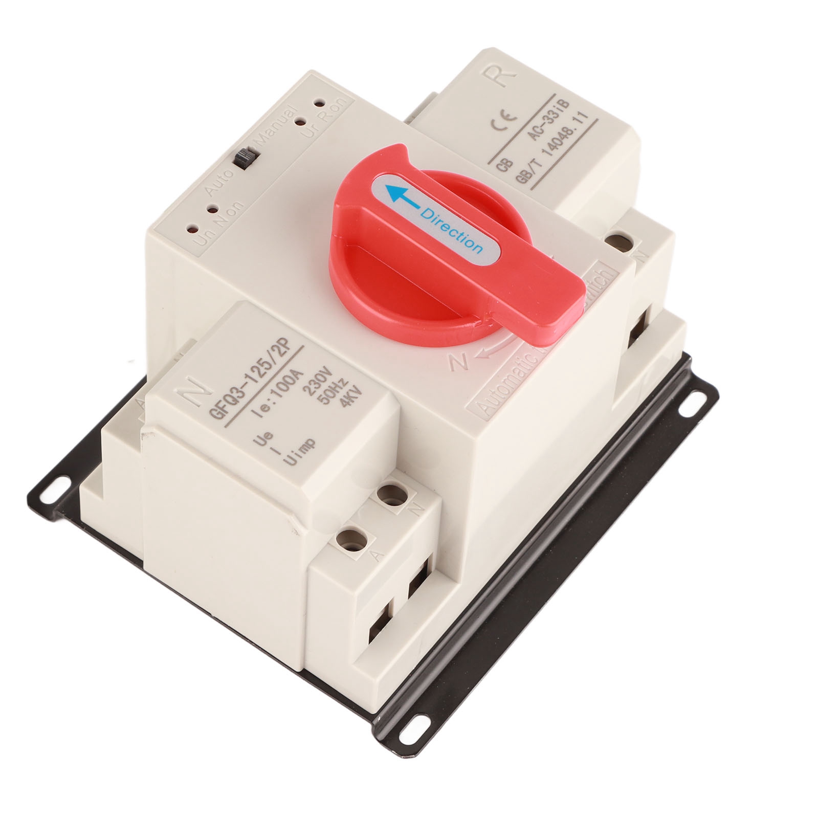 Ats 230v 100a 2p Dual-power-automatik-umschalter Für Generatoraggregate, Mini-kippschalter, Ac-umkehrleistungsschalter.