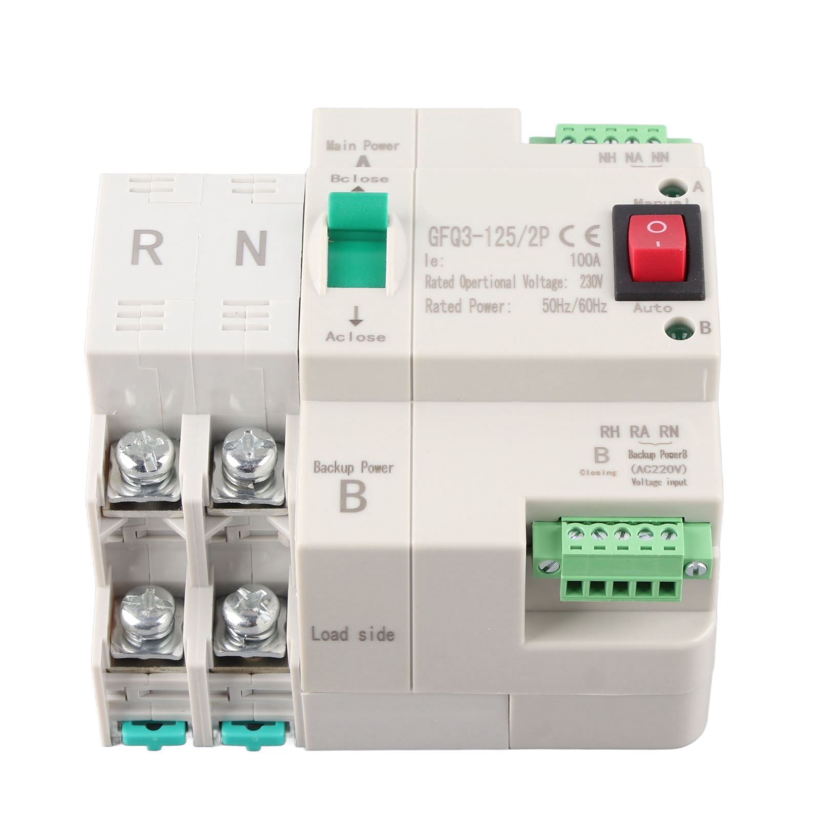 Automatischer Umschalter 2p 100a Dual-netzteil, Schnelles Umschalten, 230v Wechselstrom, Pc, Haushalt Und Industrie