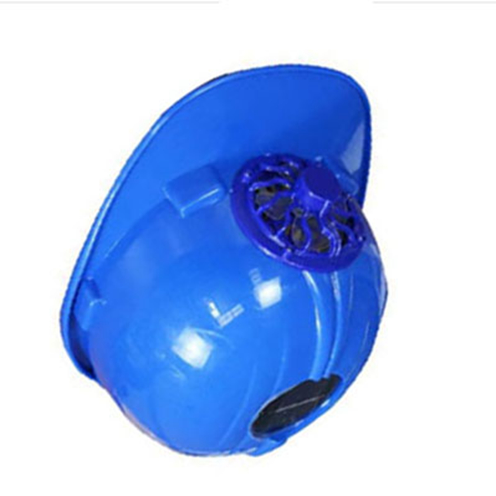 Blauer Solar-bauhelm Mit Frontlüfter, Atmungsaktivem Uv-schutz, Sonnenschutz Im Sommer, Verstellbarer Größe, Arbeitssicherheit.