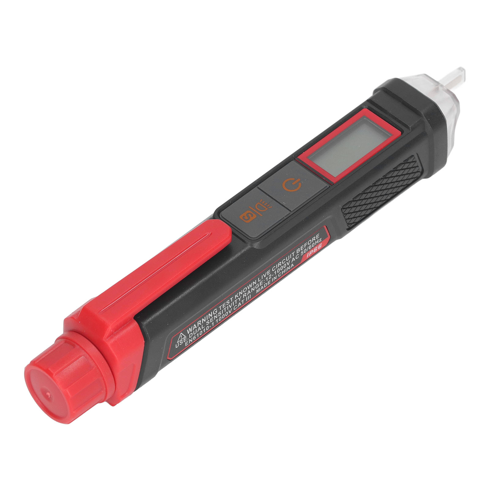 Ht103 12–1000 V Spannungsprüfer Mit Akustischem Und Optischem Alarm, Wasserdichter Spannungsprüfstift, Taschenvoltmeter Für Elektriker, 1 Stück