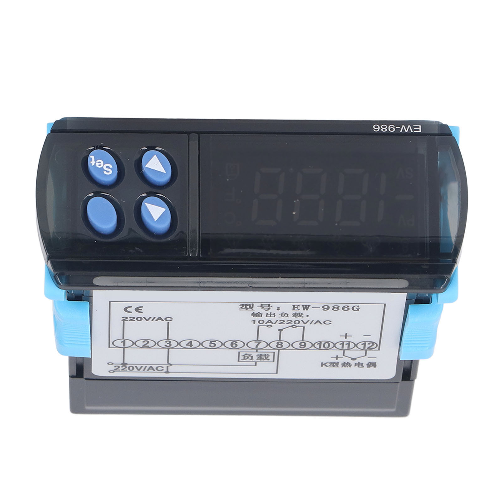 Digitaler Thermostat Mit Led-anzeige, 5–400 °c, Temperaturregler Mit 1 Ausgang, 220 V Ac, Für Industriemaschinen
